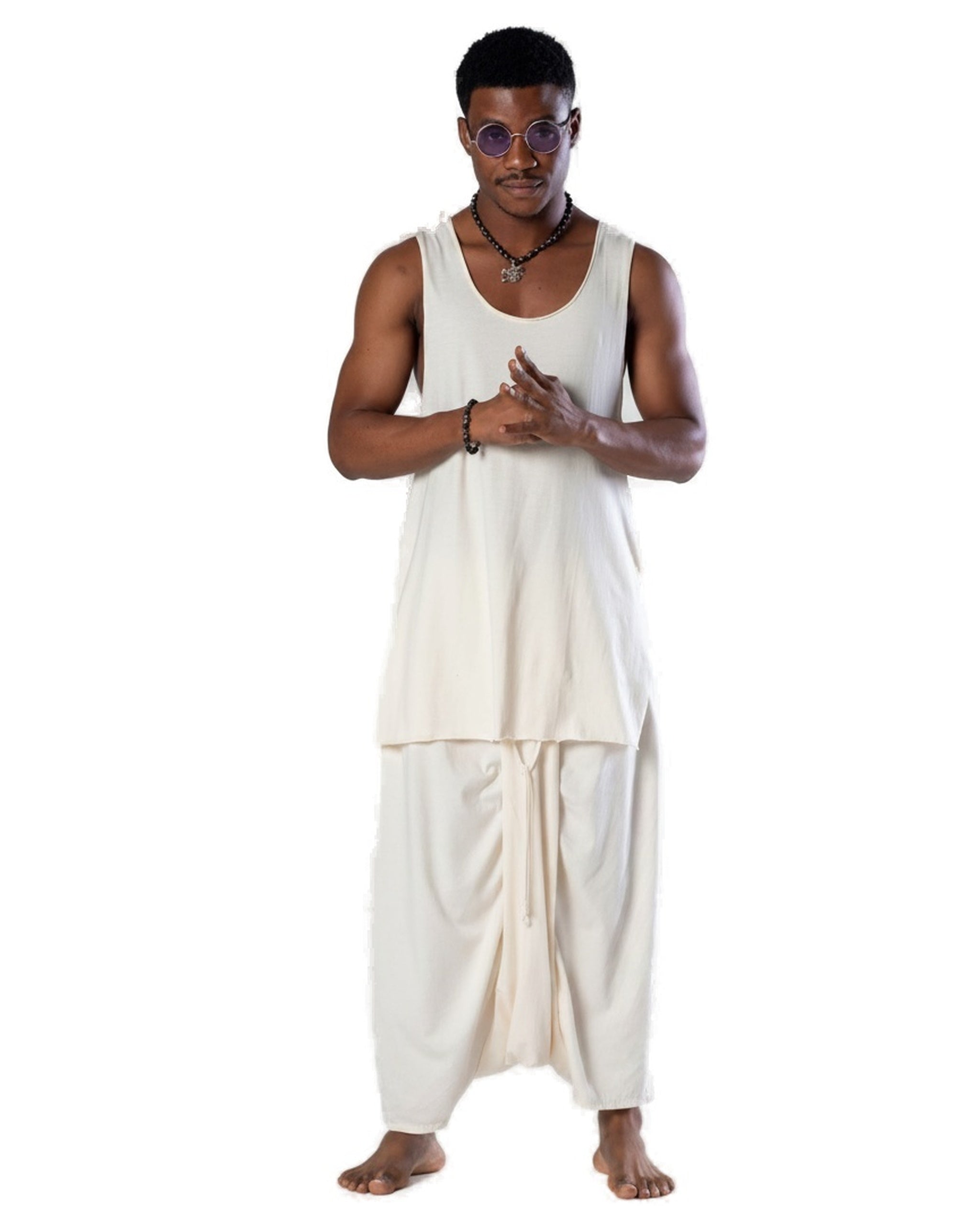 TANK Top Top BestPlanNoPlan Cream S-M