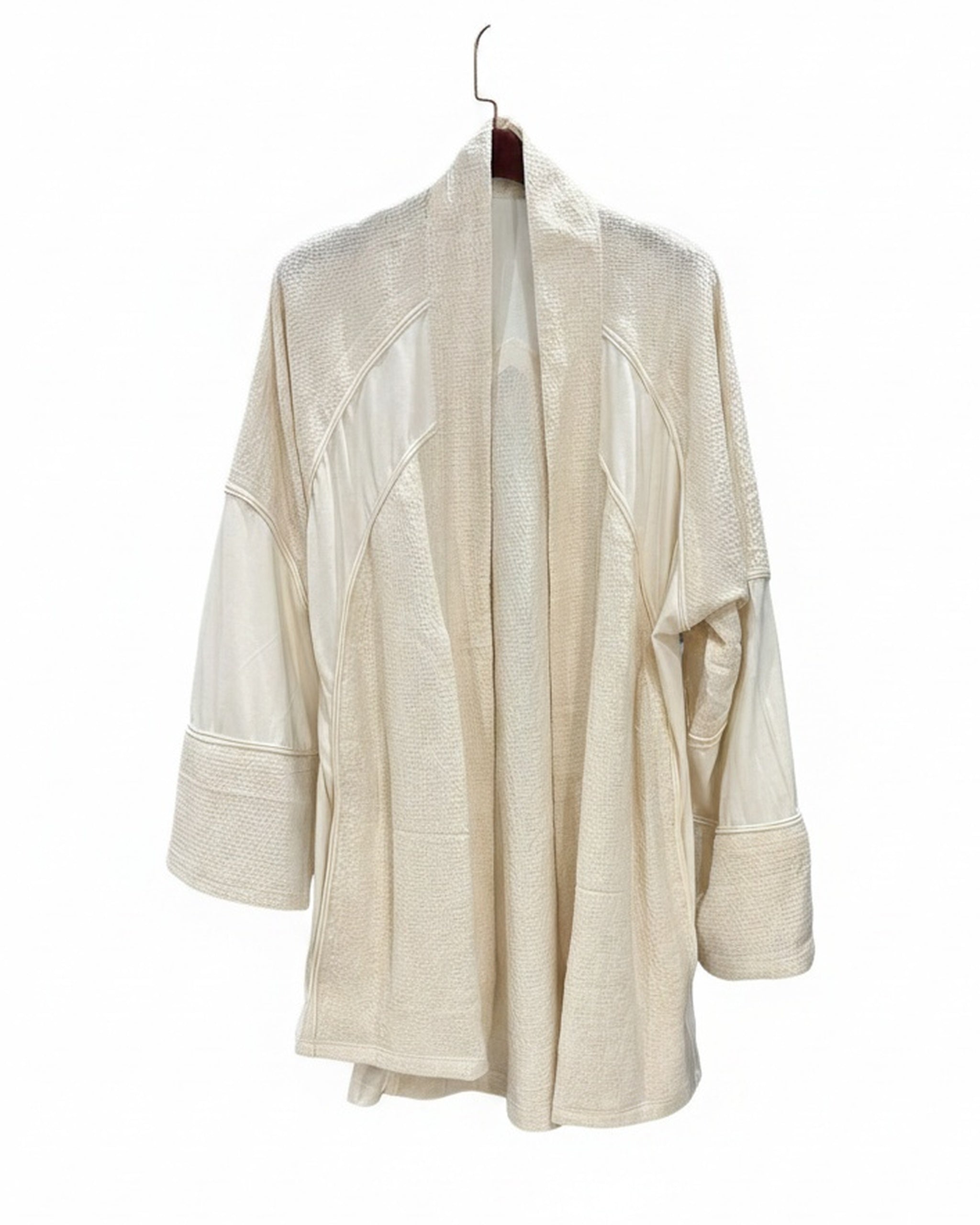 SHORT LINEN Kimono Kimono BestPlanNoPlan Cream