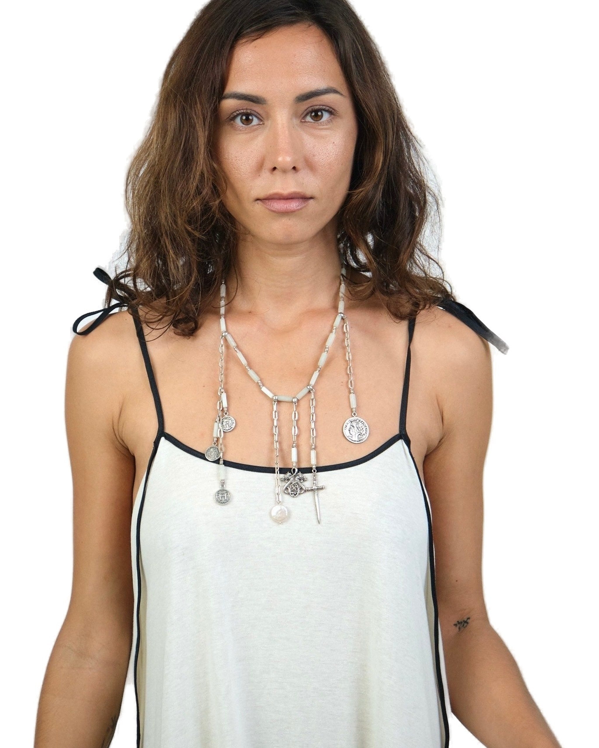 TANTRA Necklace Jewelry BestPlanNoPlan White