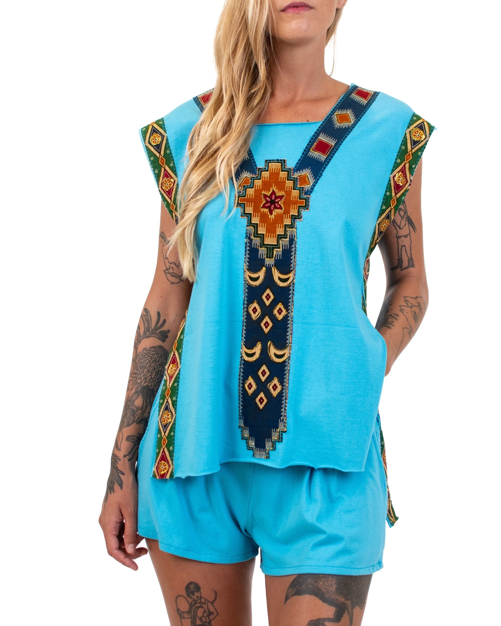PERLA Shorts Shorts BestPlanNoPlan Turquoise S-M