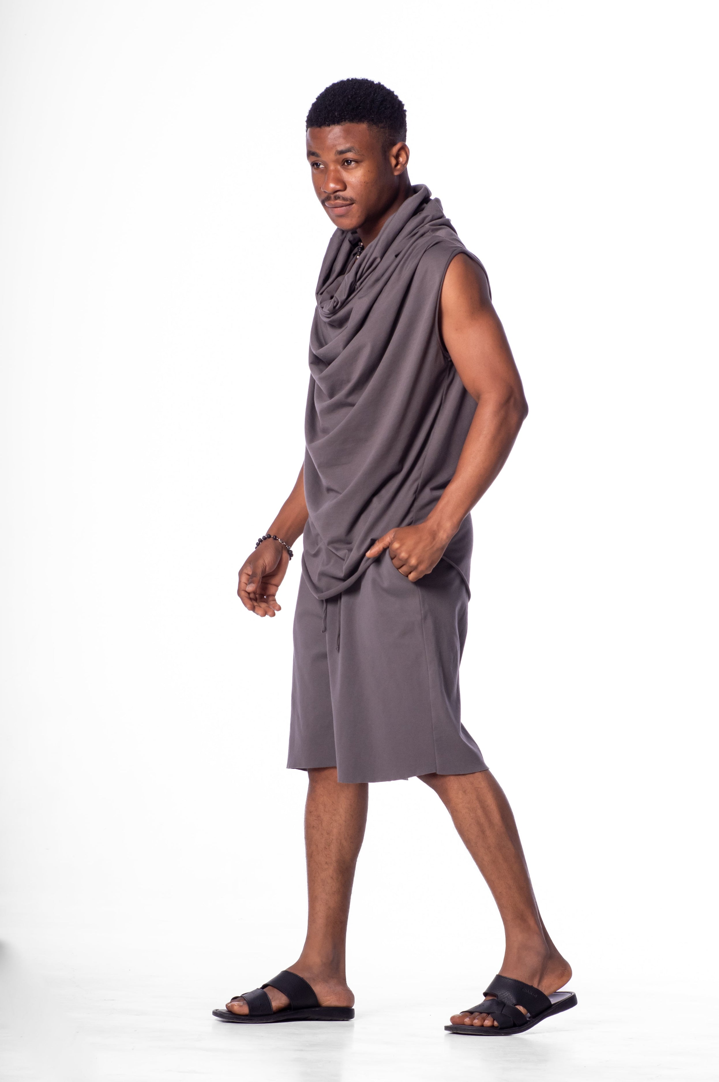 BASIC Shorts Pants BestPlanNoPlan Gray S