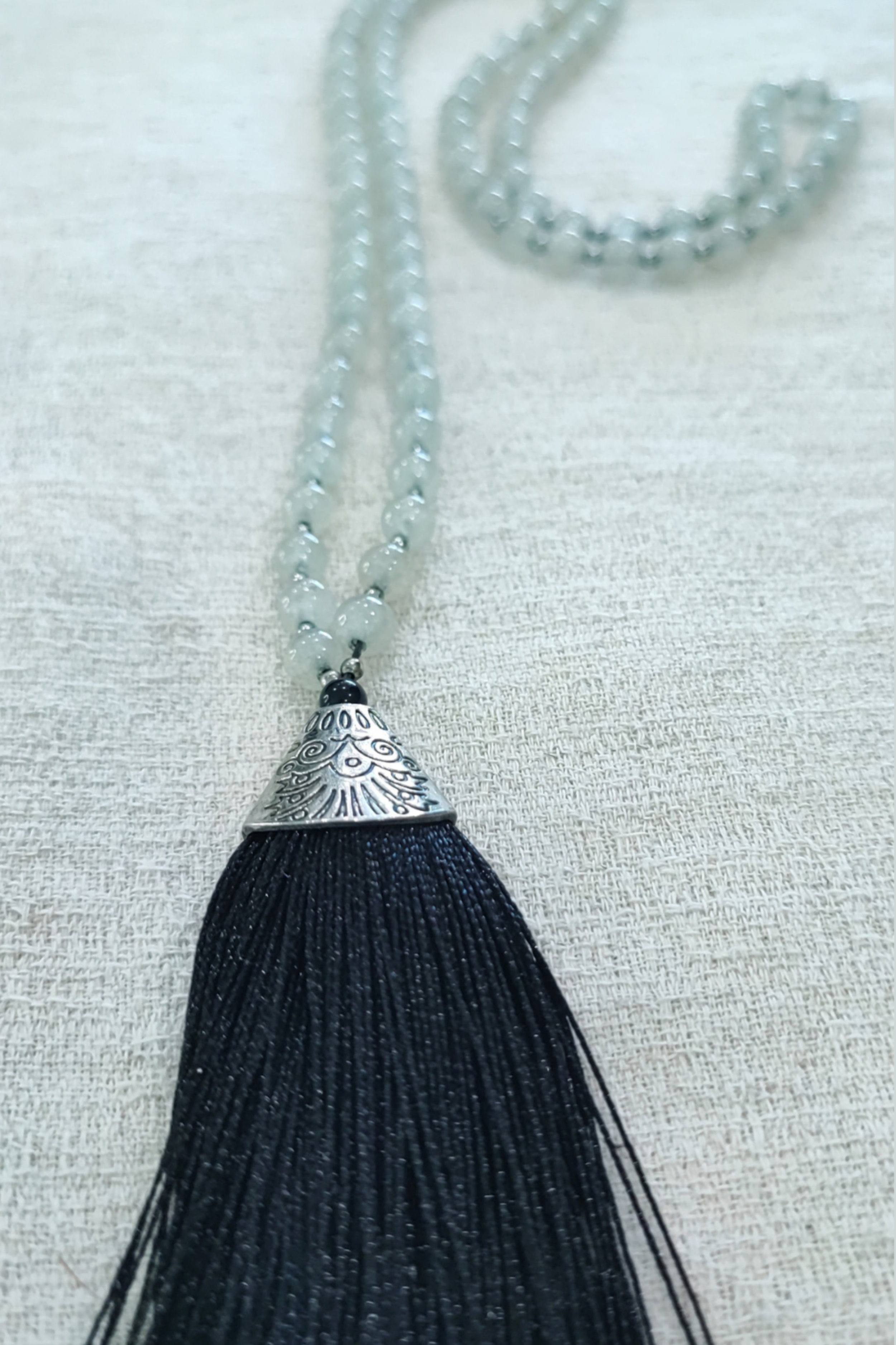 WHITE MALA Necklace Jewelry BestPlanNoPlan