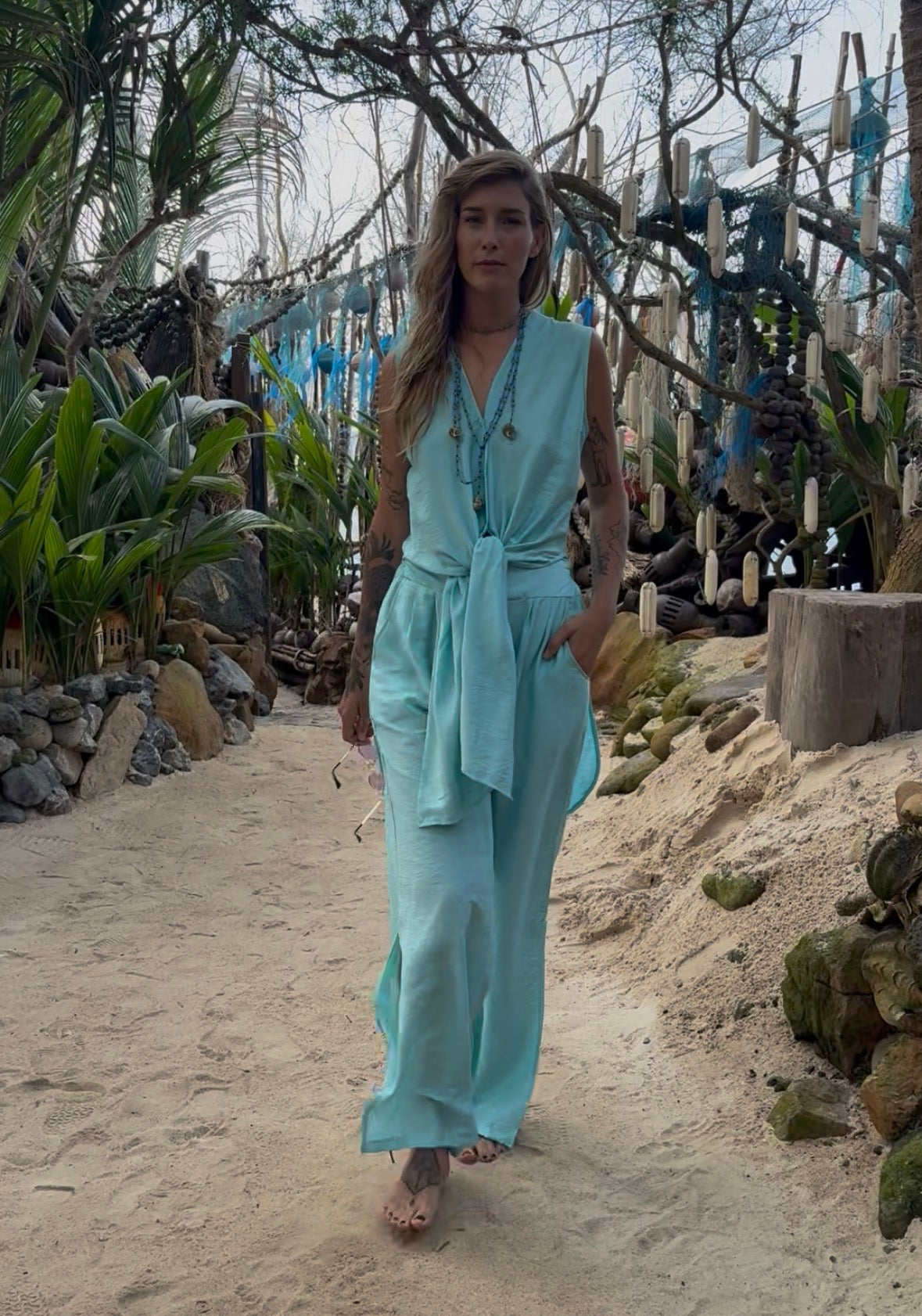 LAGOON ladies summer Two-Piece Set BestPlanNoPlan