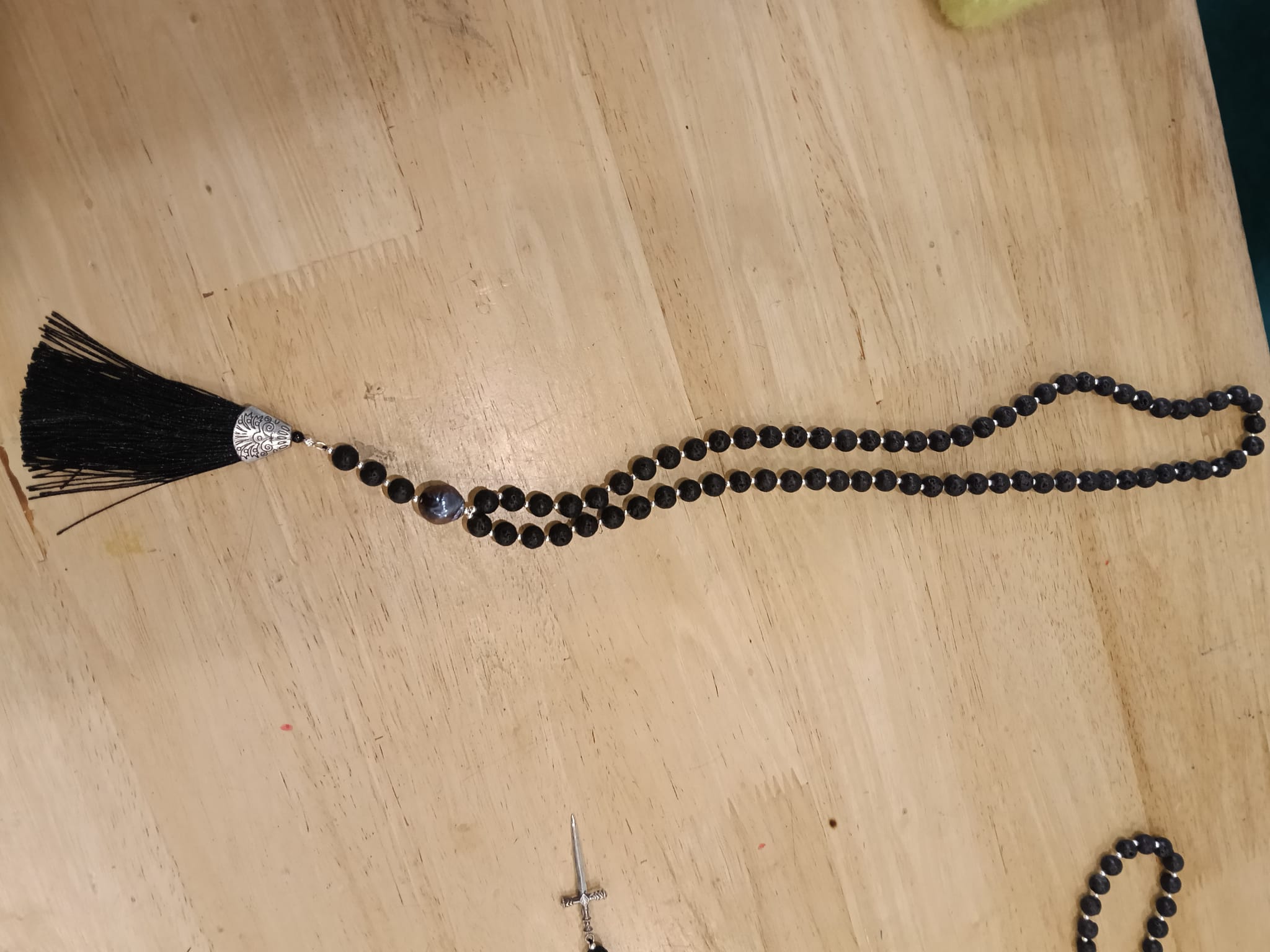 BLACK PEARL unisex long necklace necklace for him and for her BestPlanNoPlan