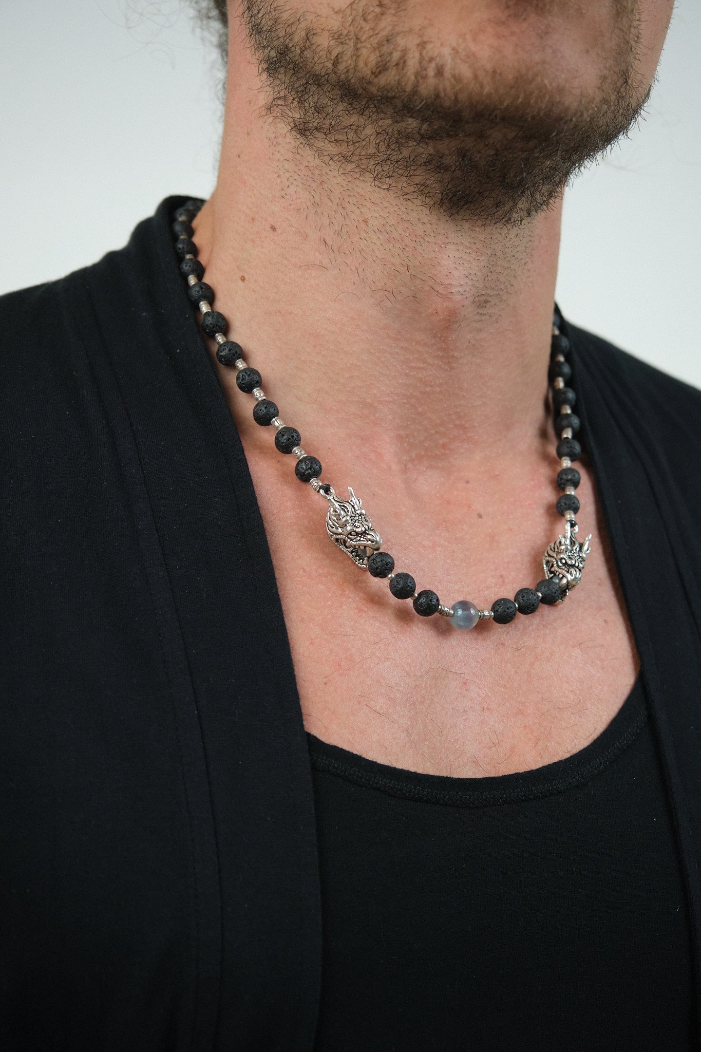 TWO DRAGONS Necklace Jewelry BestPlanNoPlan