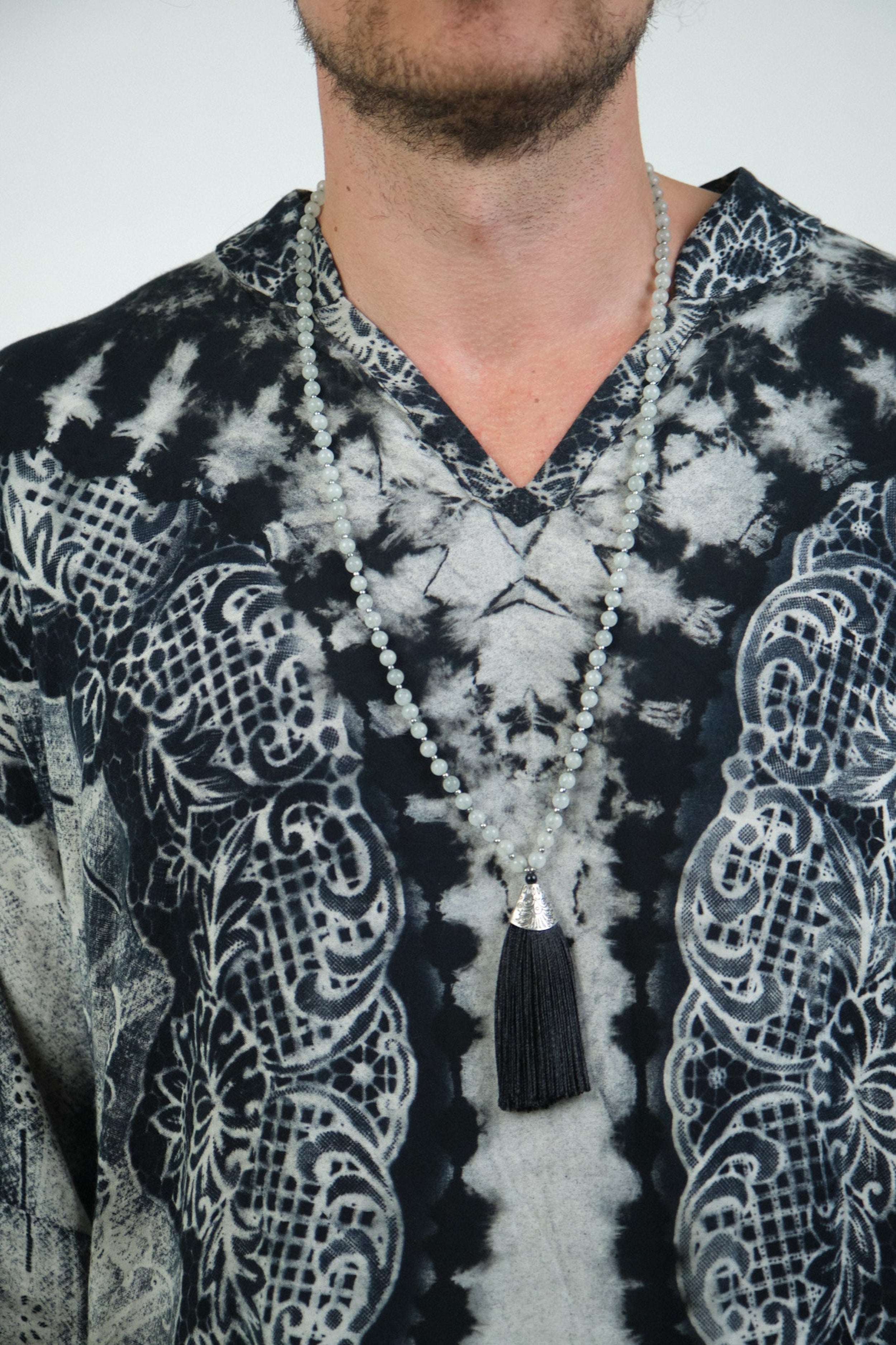 WHITE MALA Necklace Jewelry BestPlanNoPlan