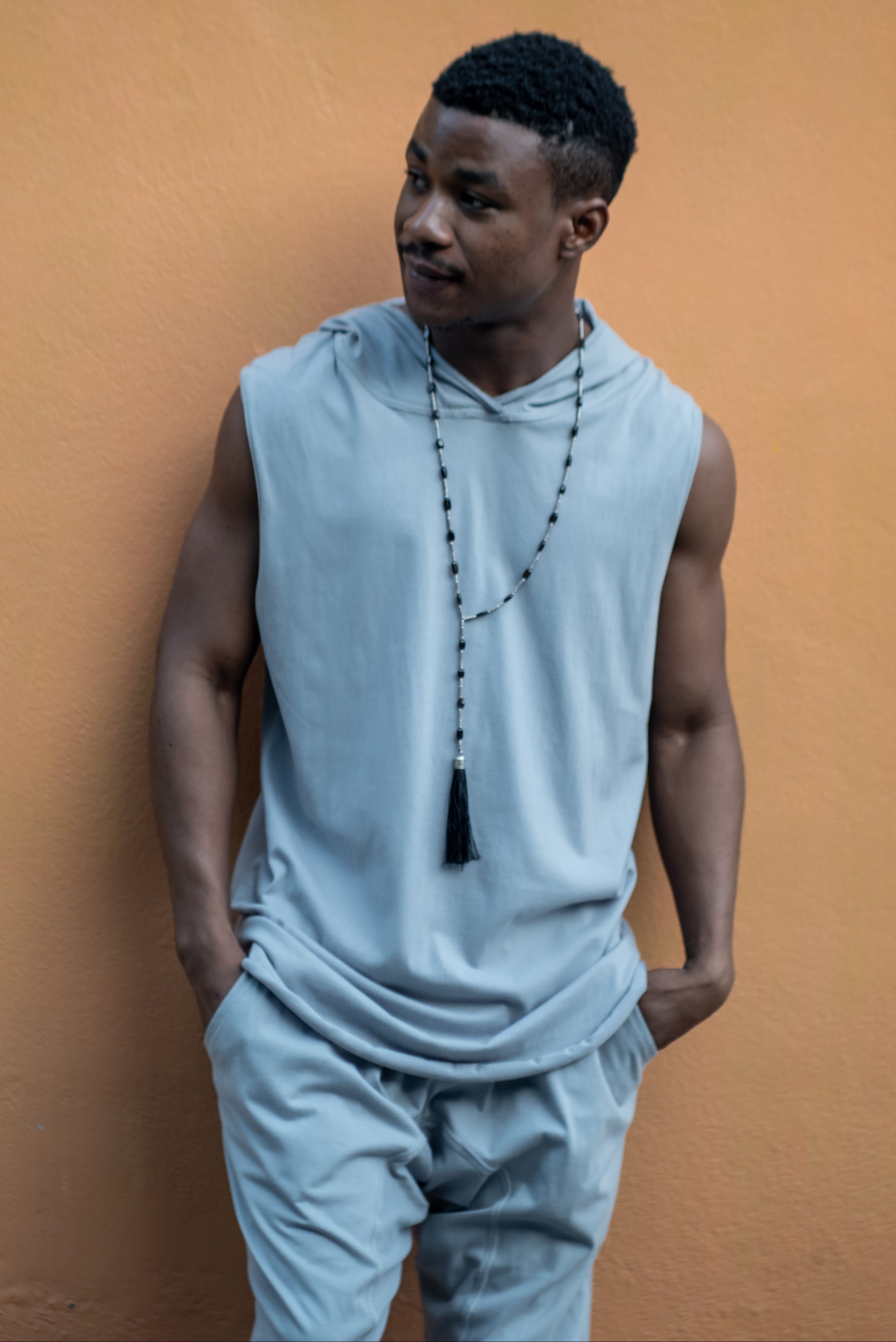 SMOKY TOPAZ TASSEL Long Necklace Jewelry BestPlanNoPlan