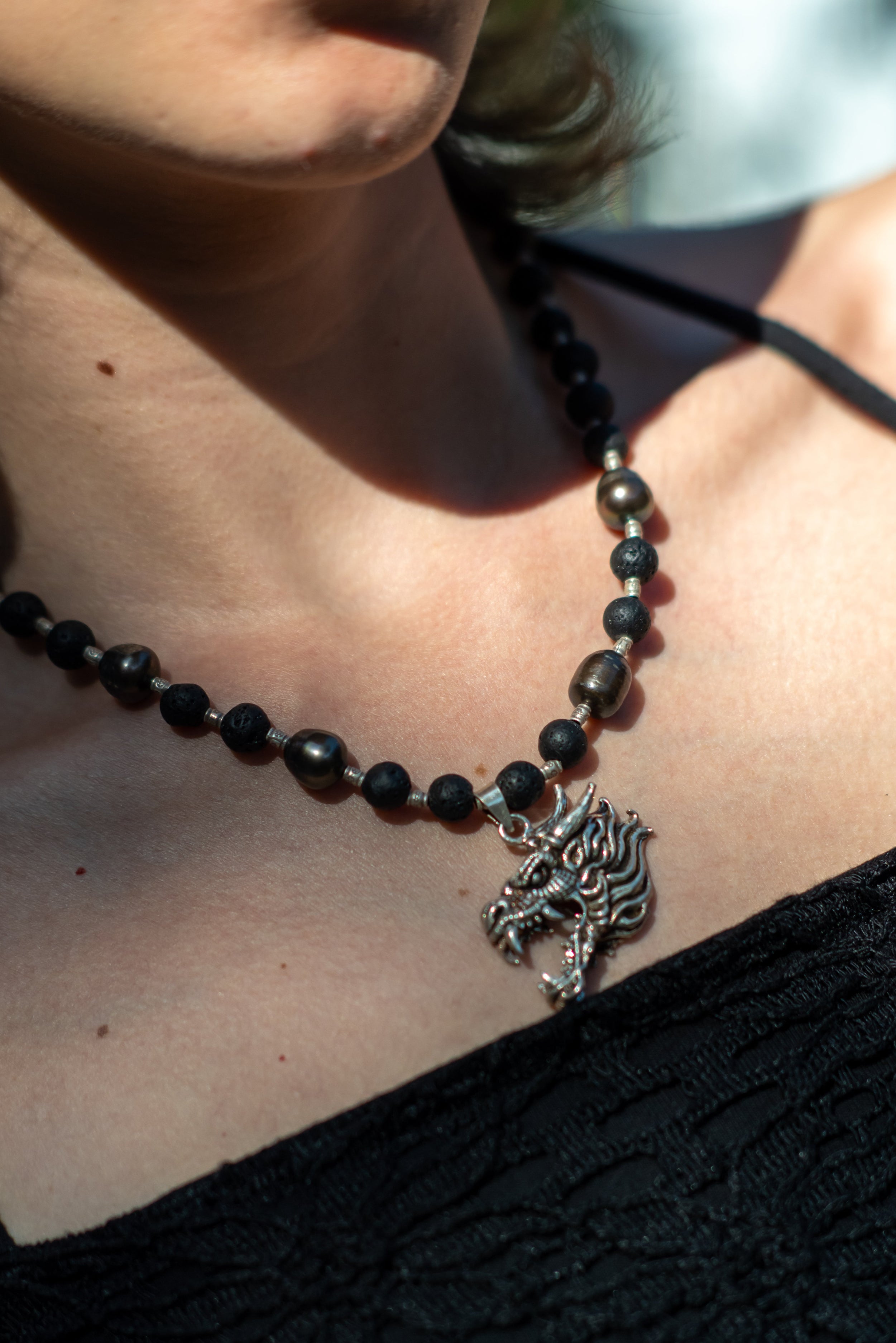 SILVER DRAGON Necklace Jewelry BestPlanNoPlan
