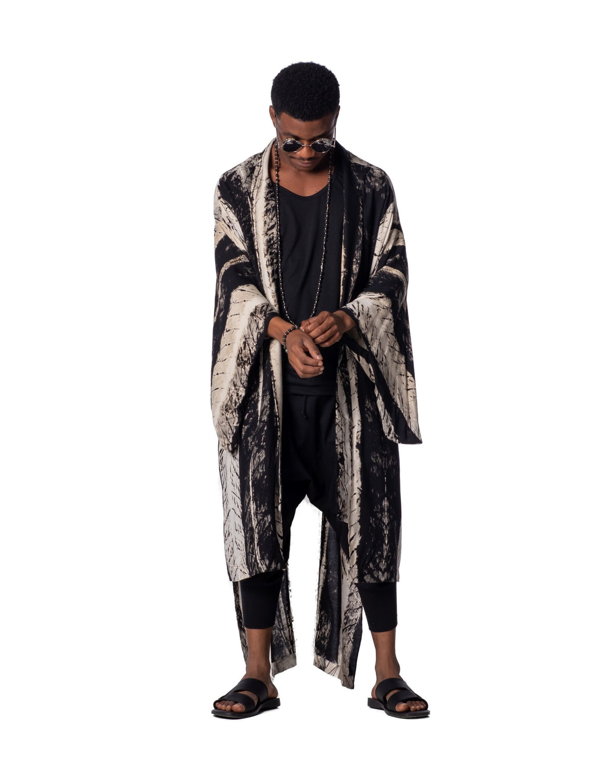 TAKEO Tie-Dye Kimono Kimono BestPlanNoPlan