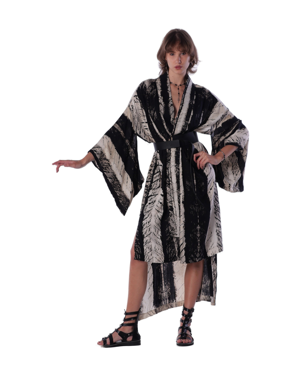 TAKEO Tie-Dye Kimono Kimono BestPlanNoPlan