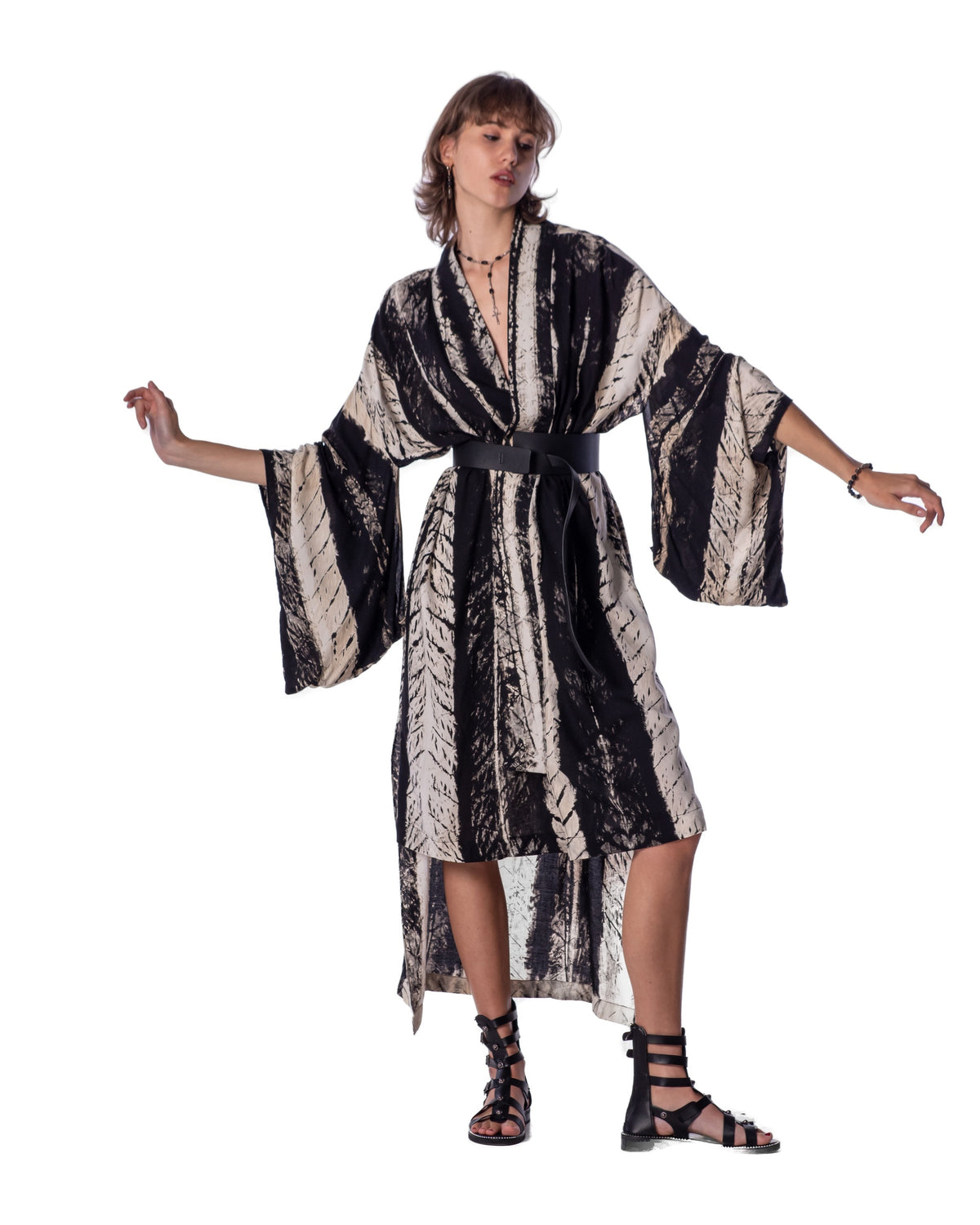 TAKEO Tie-Dye Kimono Kimono BestPlanNoPlan