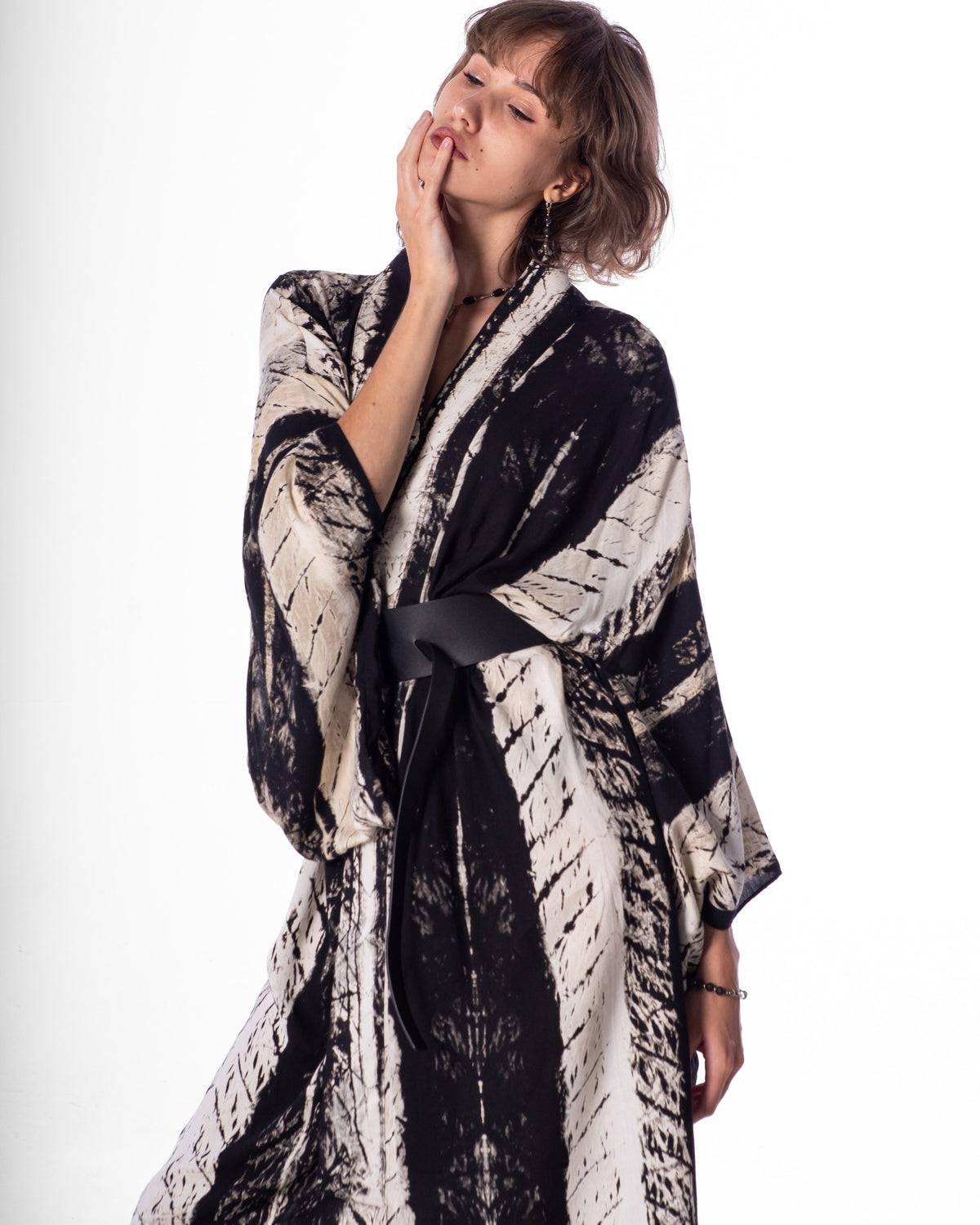 TAKEO Tie-Dye Kimono Kimono BestPlanNoPlan