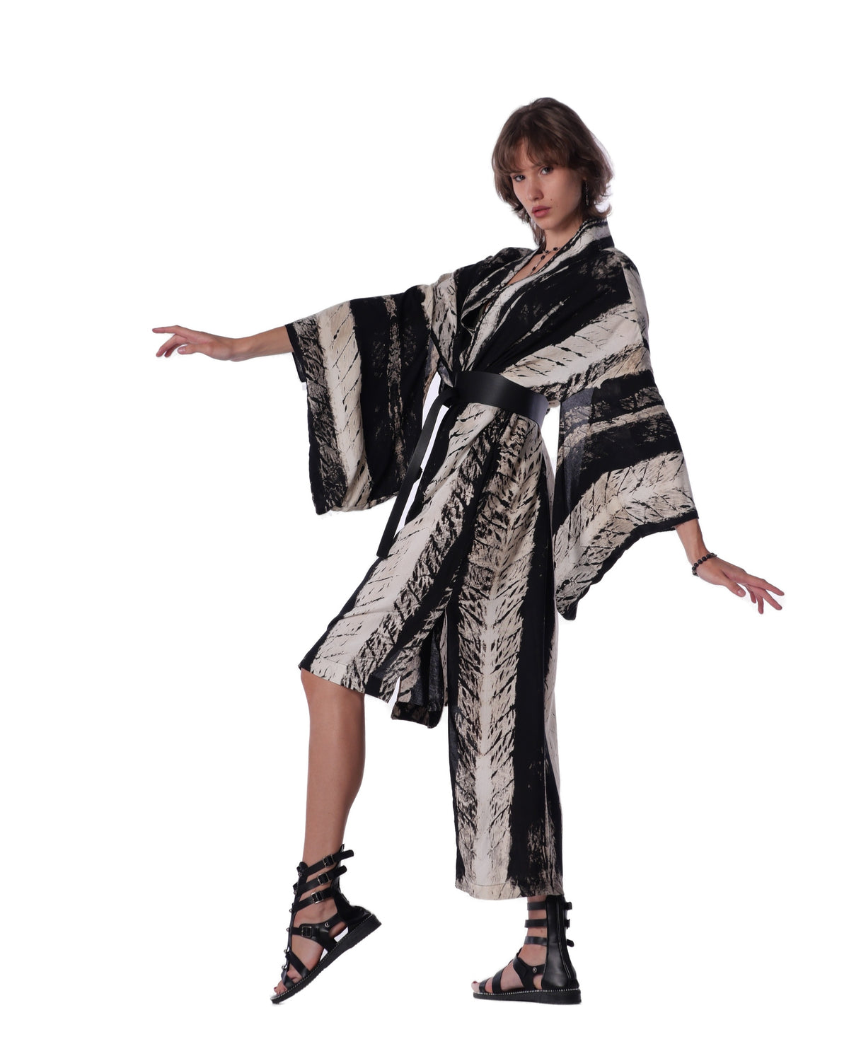 TAKEO Tie-Dye Kimono Kimono BestPlanNoPlan