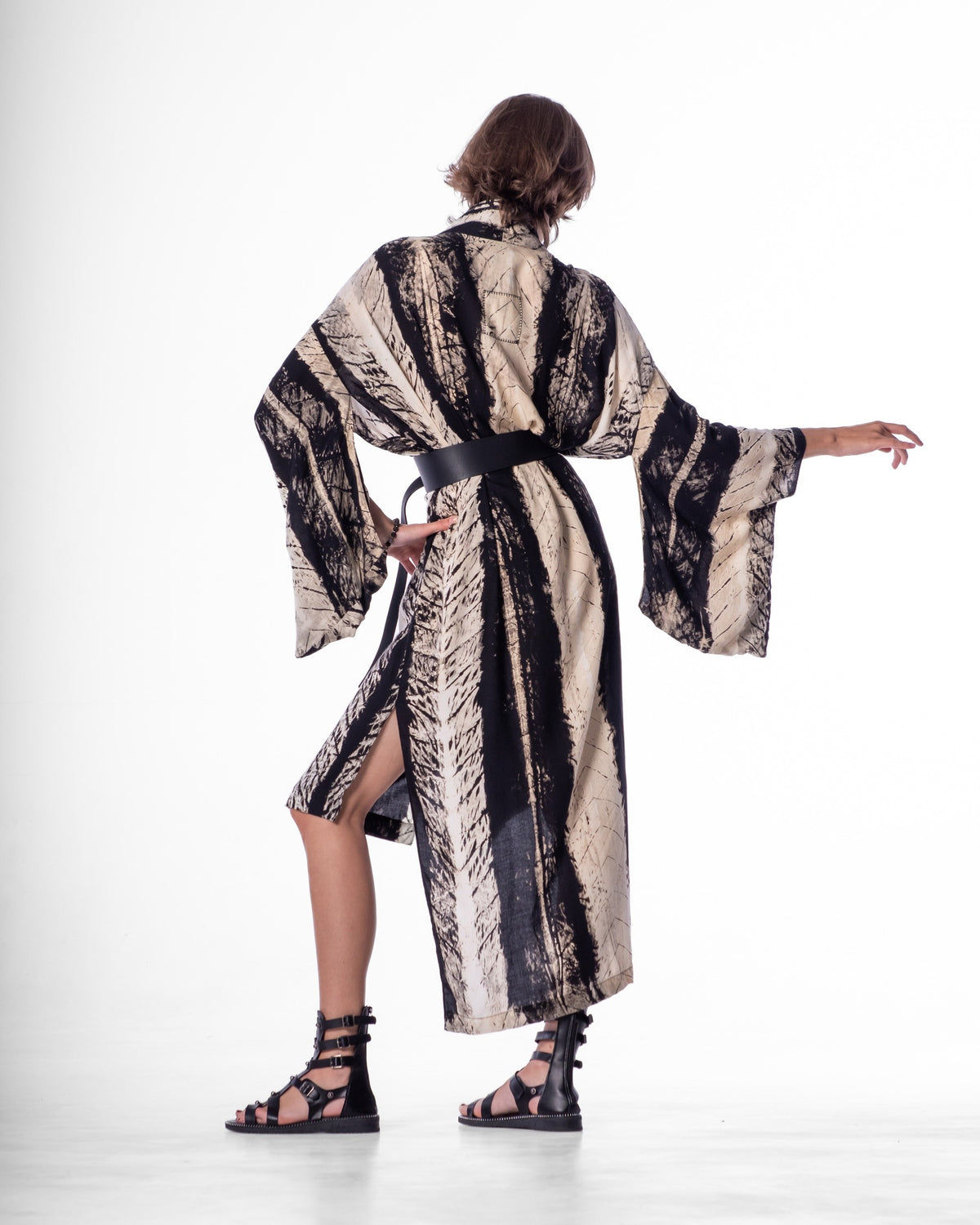 TAKEO Tie-Dye Kimono Kimono BestPlanNoPlan