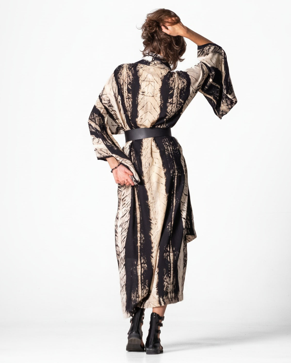 TAKEO Tie-Dye Kimono Kimono BestPlanNoPlan