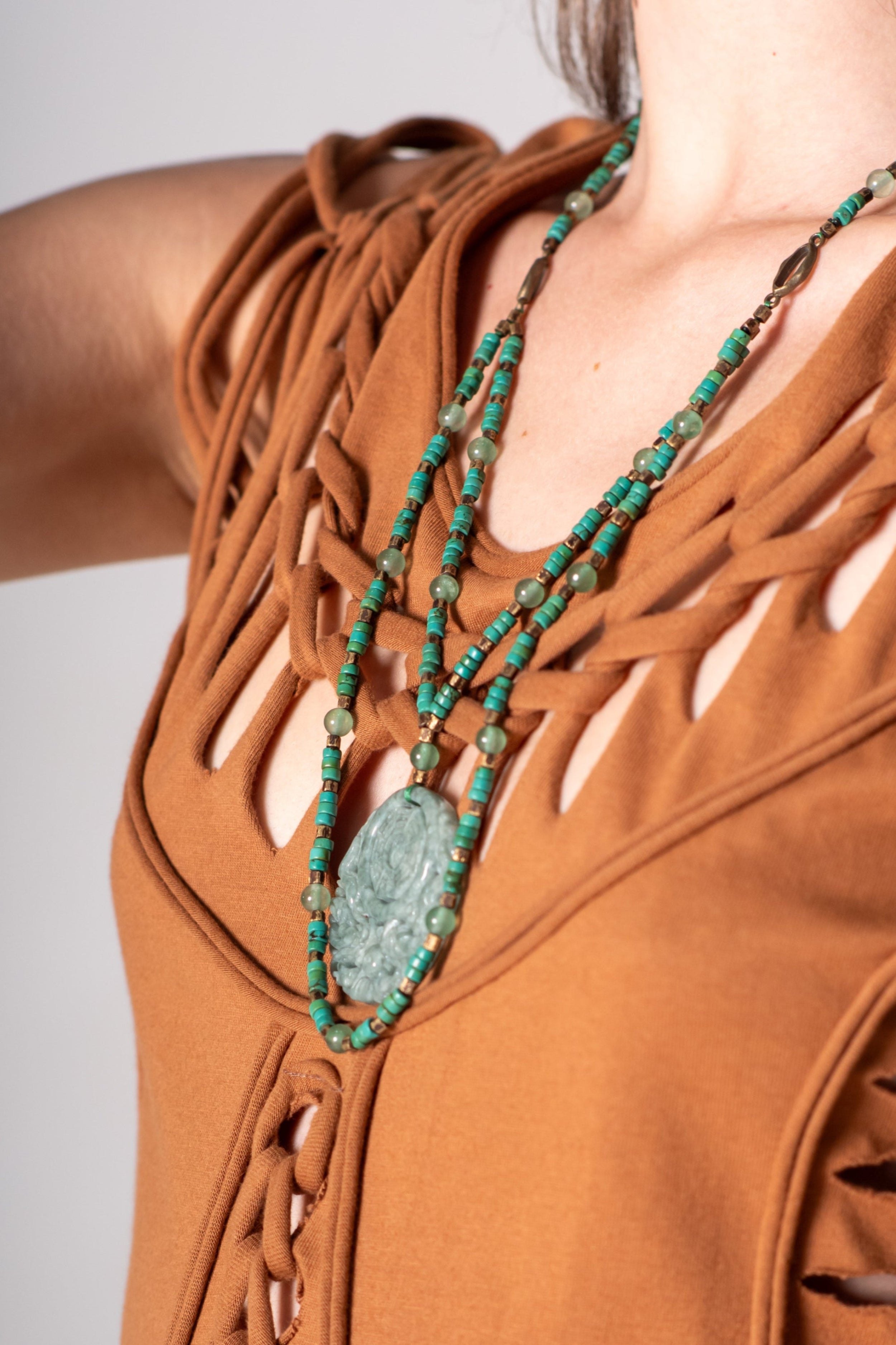 JADE MANDALA Necklace Jewelry BestPlanNoPlan