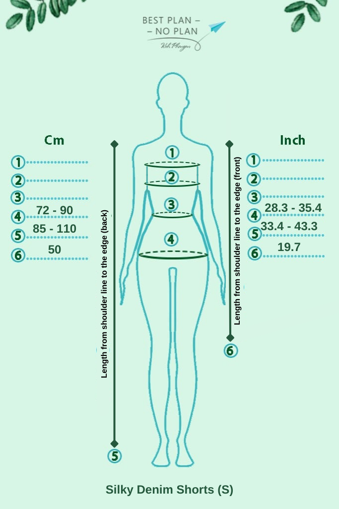 SILKY DENIM Shorts Shorts BestPlanNoPlan