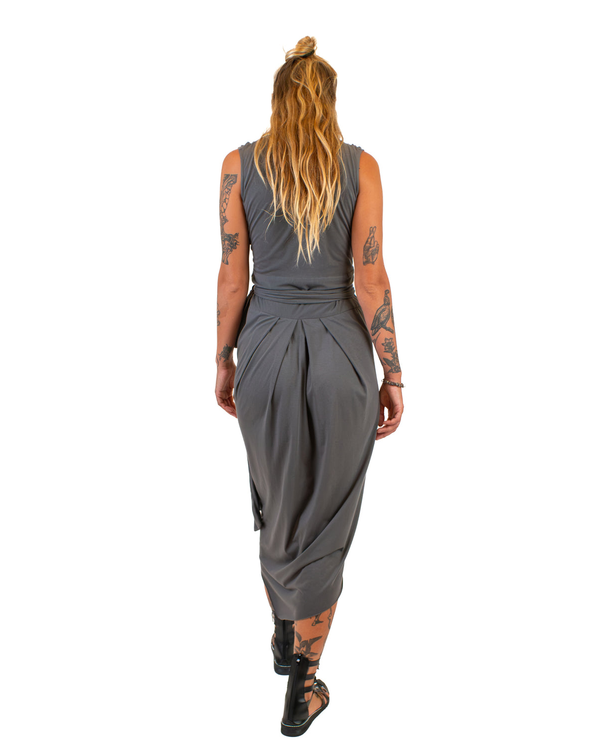 DIARA Cotton Jersey Wrap Dress Dress BestPlanNoPlan