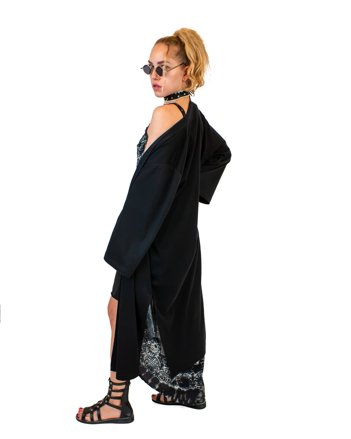 JACO Minimalist Black Kimono Kimono BestPlanNoPlan