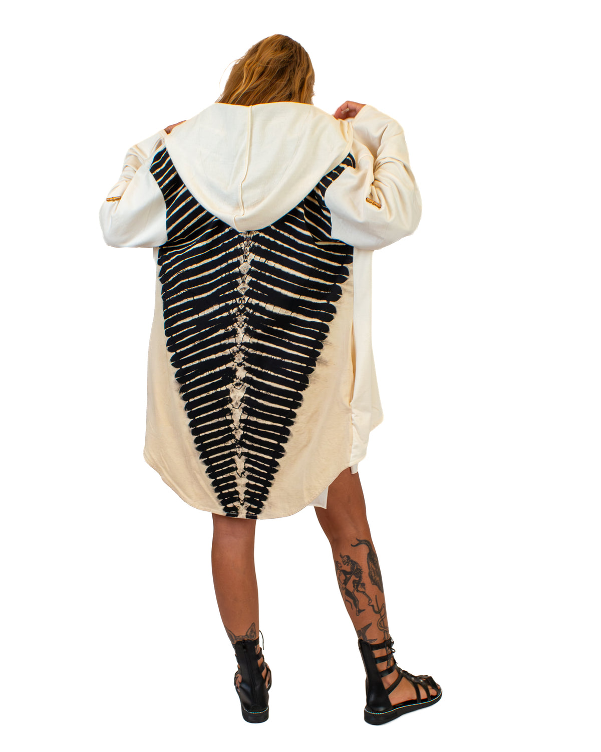NIGHT RIDE Hooded Cotton Cardigan Top BestPlanNoPlan