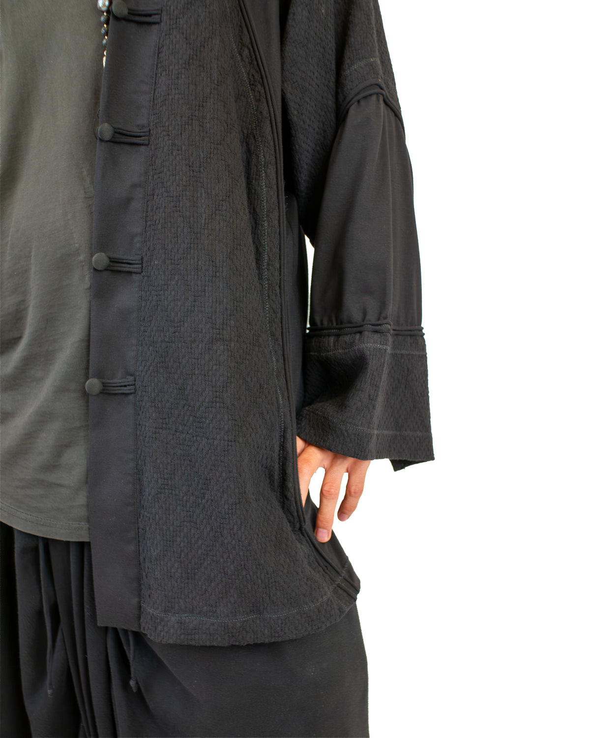 SHORT LINEN Kimono, Linen-Cotton Blend Kimono BestPlanNoPlan