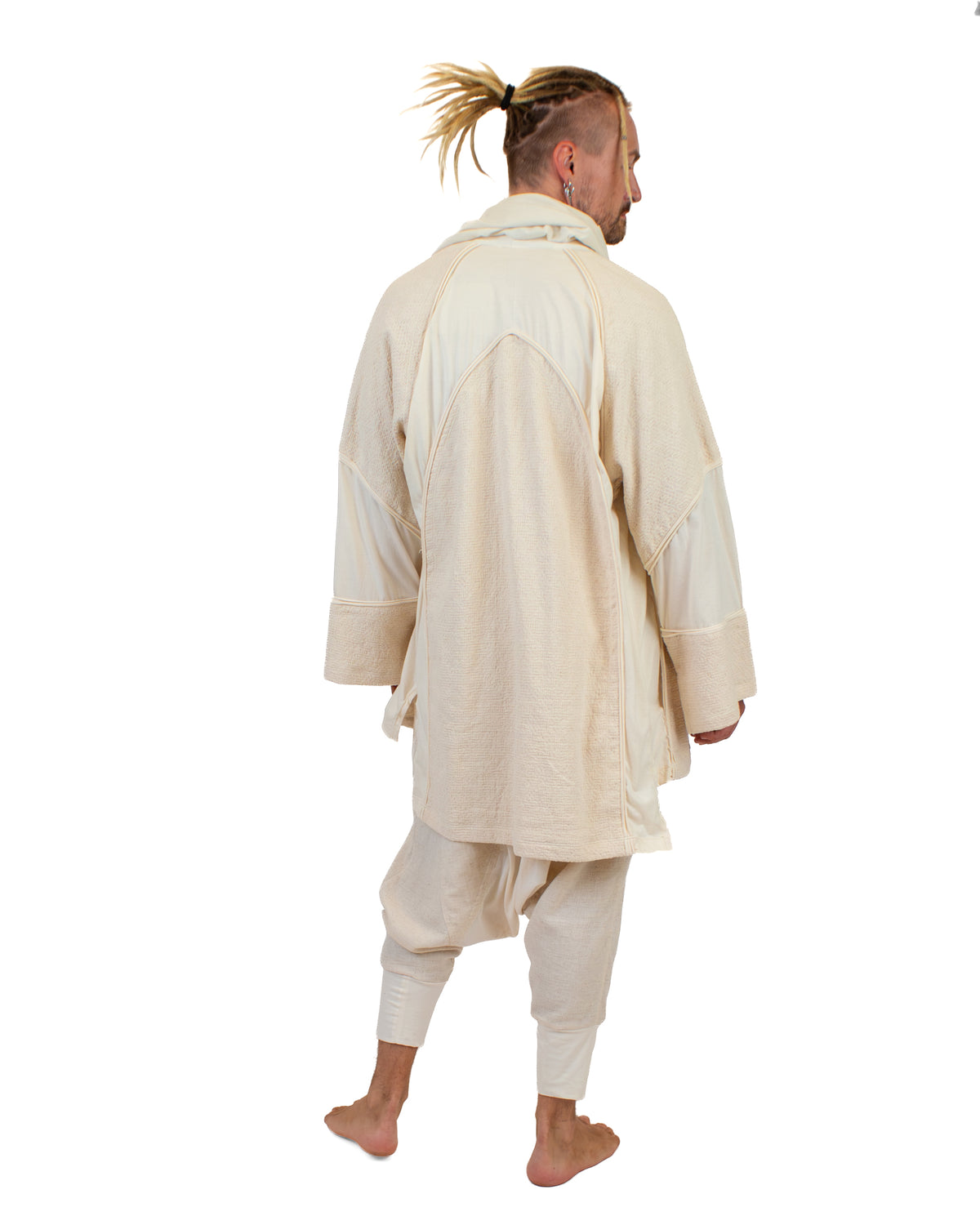 SHORT LINEN Kimono, Linen-Cotton Blend Kimono BestPlanNoPlan