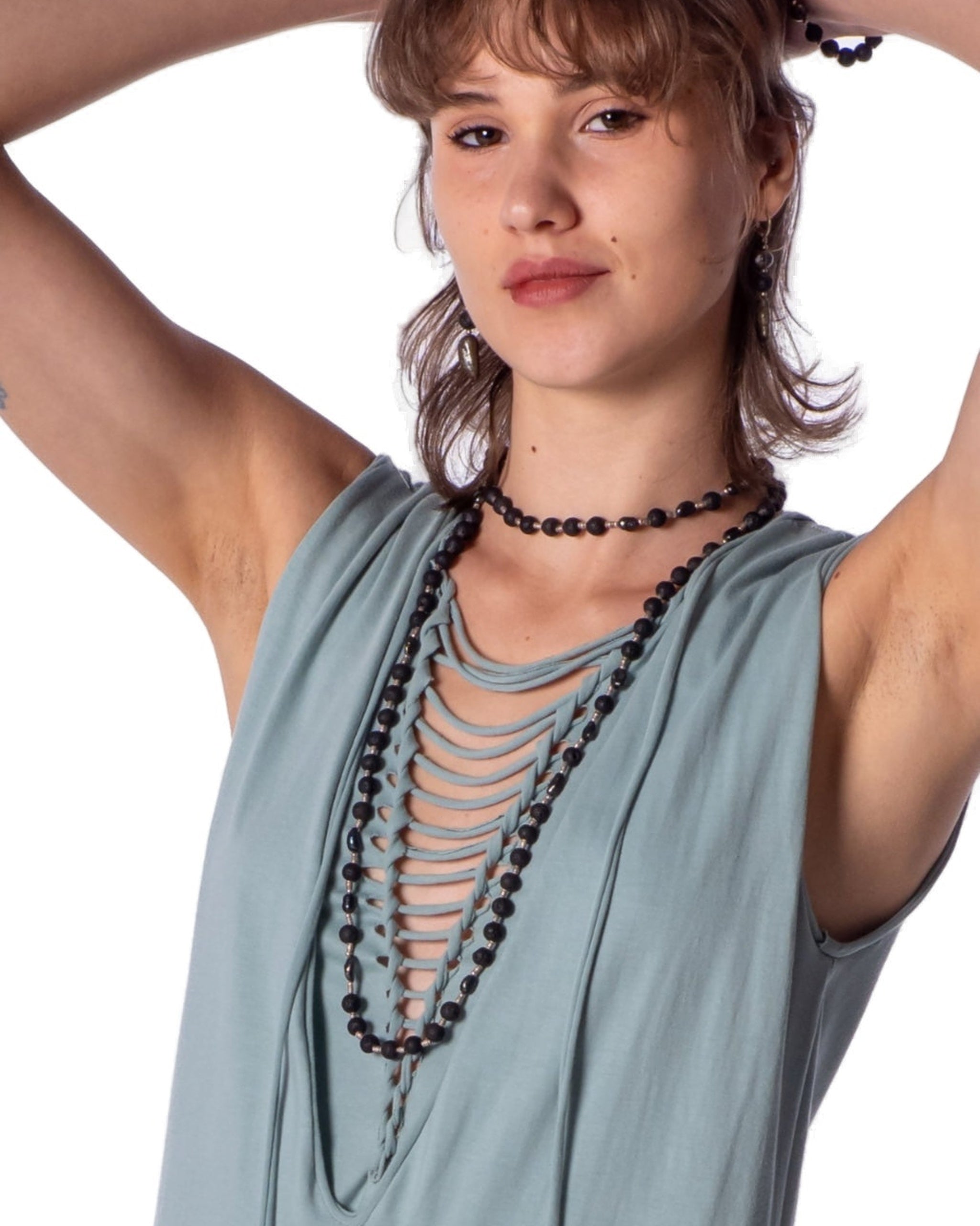 BLACK PEARL Long Necklace Jewelry BestPlanNoPlan