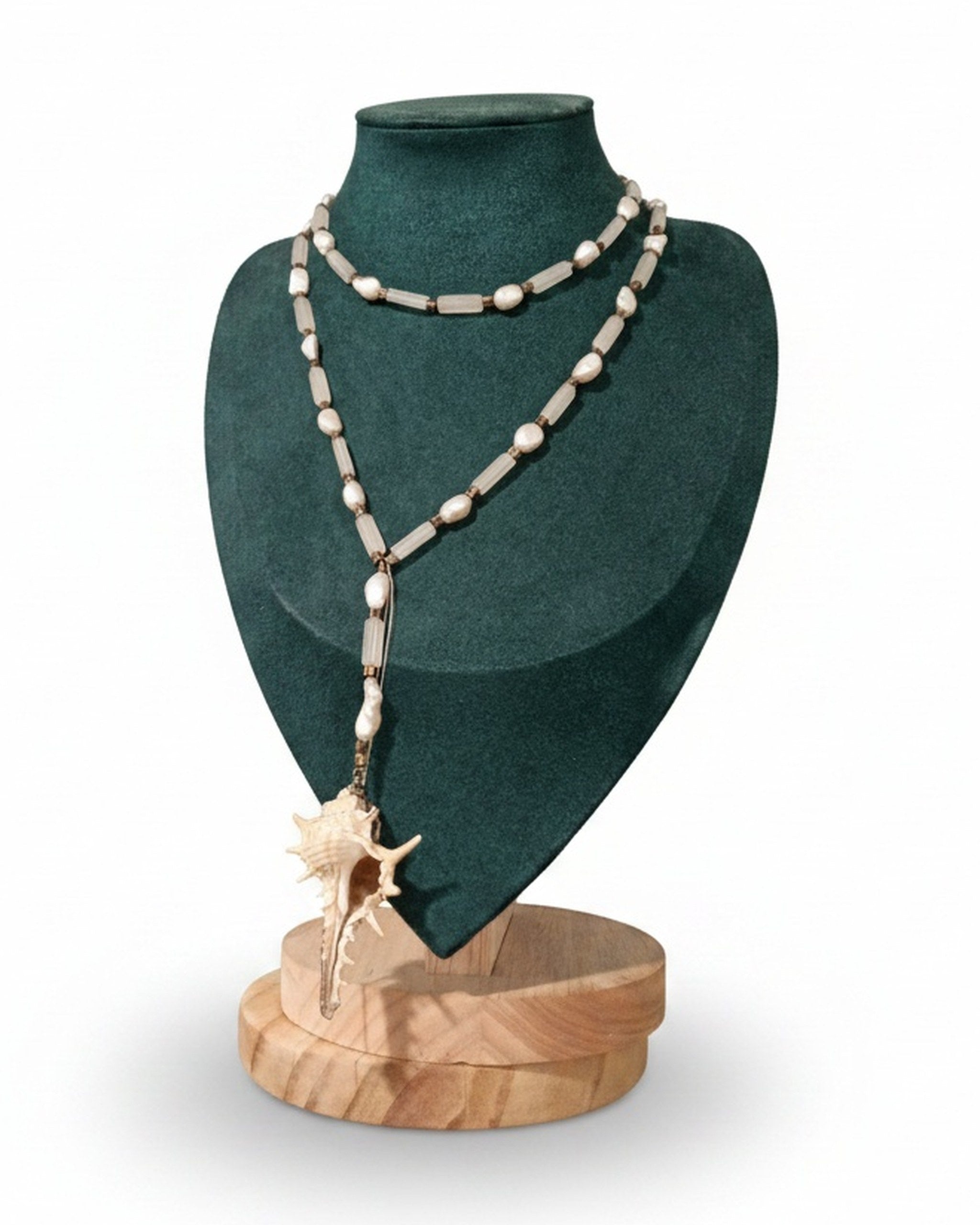 WHITE SHELL Necklace Jewelry BestPlanNoPlan Default Title