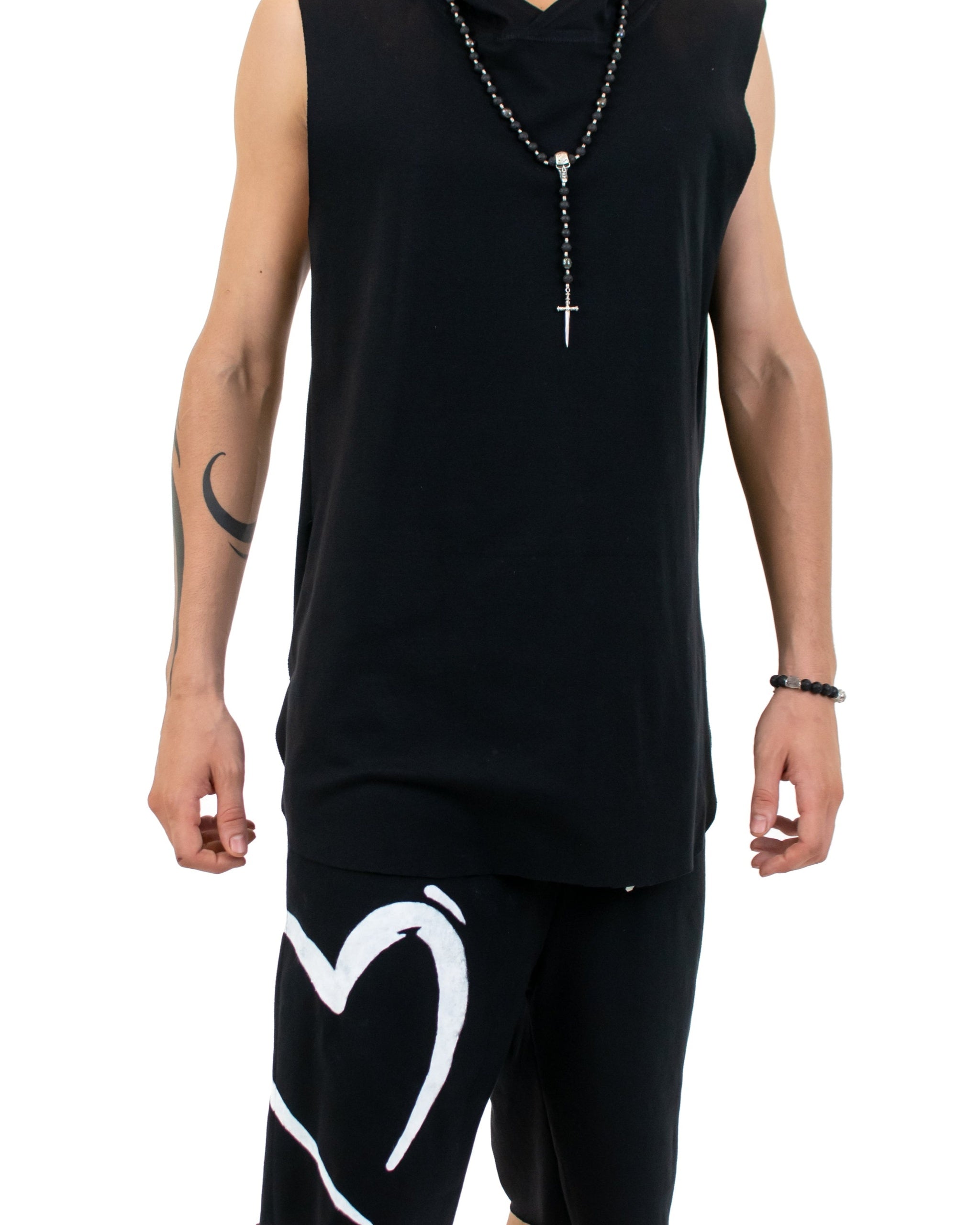 BASIC Hoodie Top BestPlanNoPlan Black S