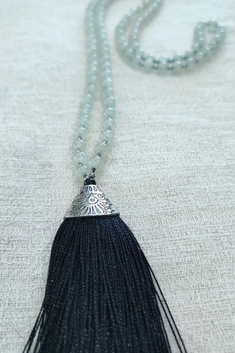 WHITE MALA Necklace