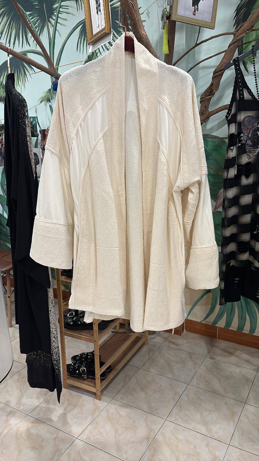 Short LINEN KIMONO BestPlanNoPlan