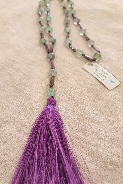 PURPLE TASSEL Necklace