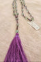 PURPLE TASSEL Necklace