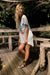 Aloha Gray T-Shirt Emroidered