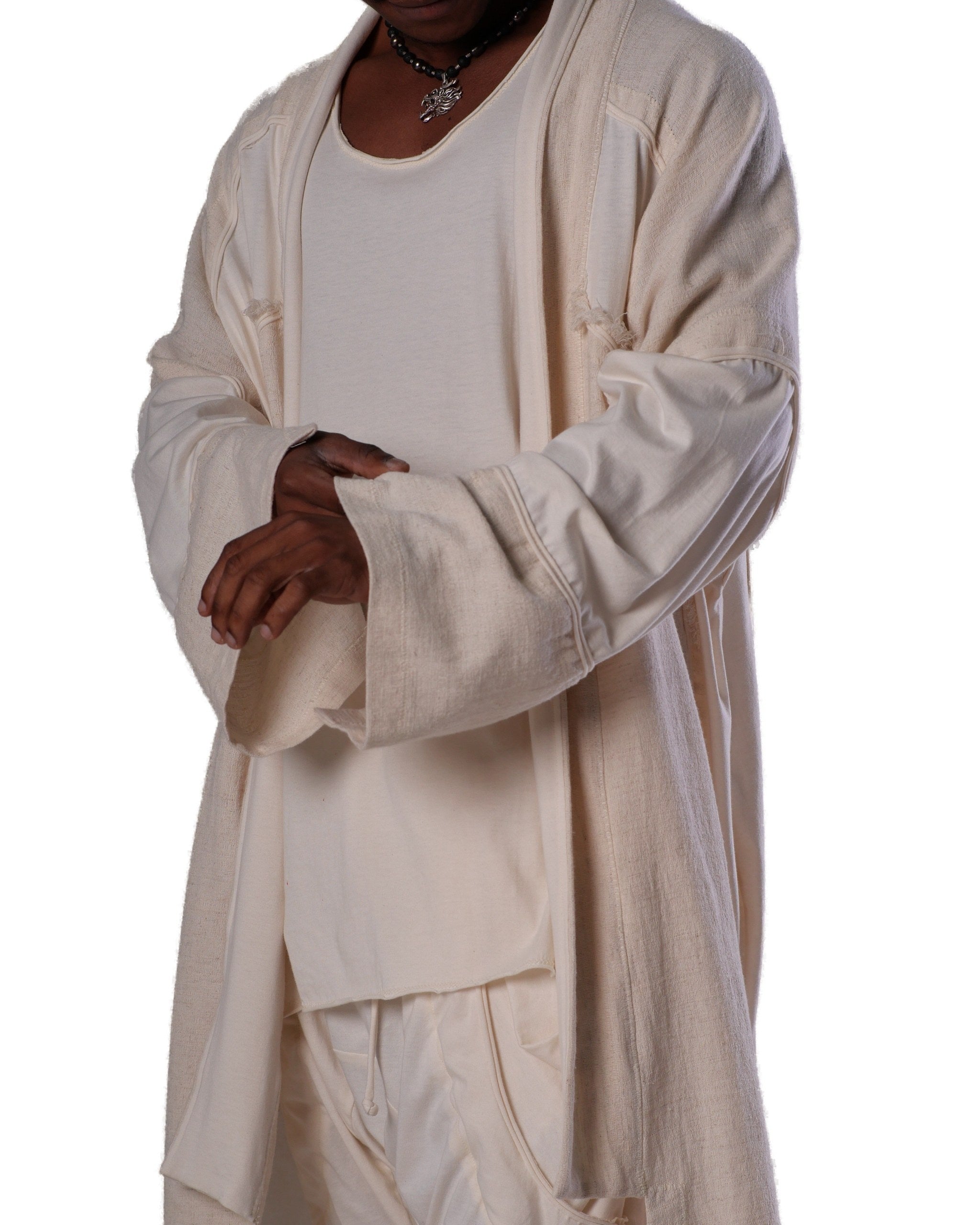 LINEN Kimono Kimono BestPlanNoPlan Cream