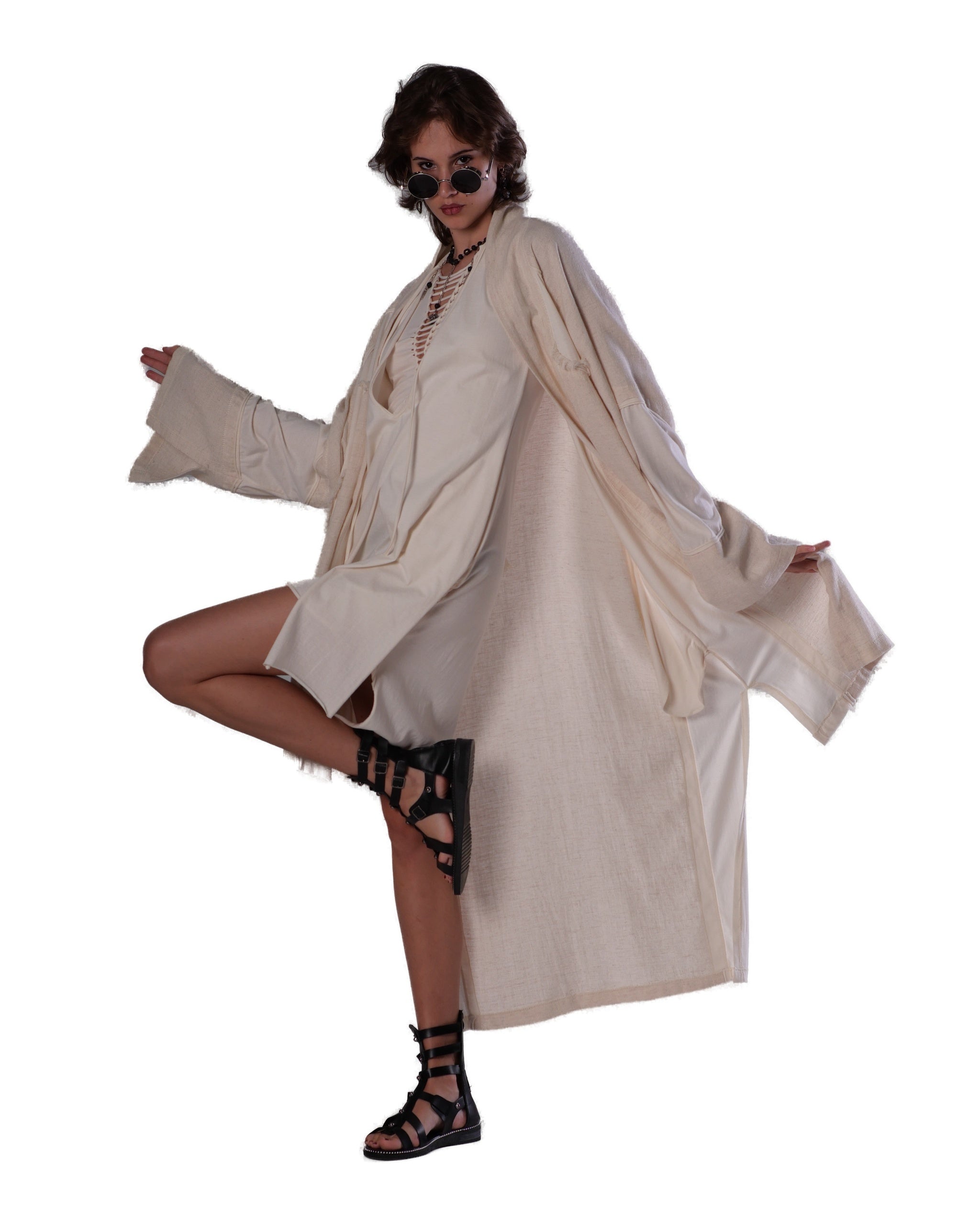 LINEN Kimono Kimono BestPlanNoPlan