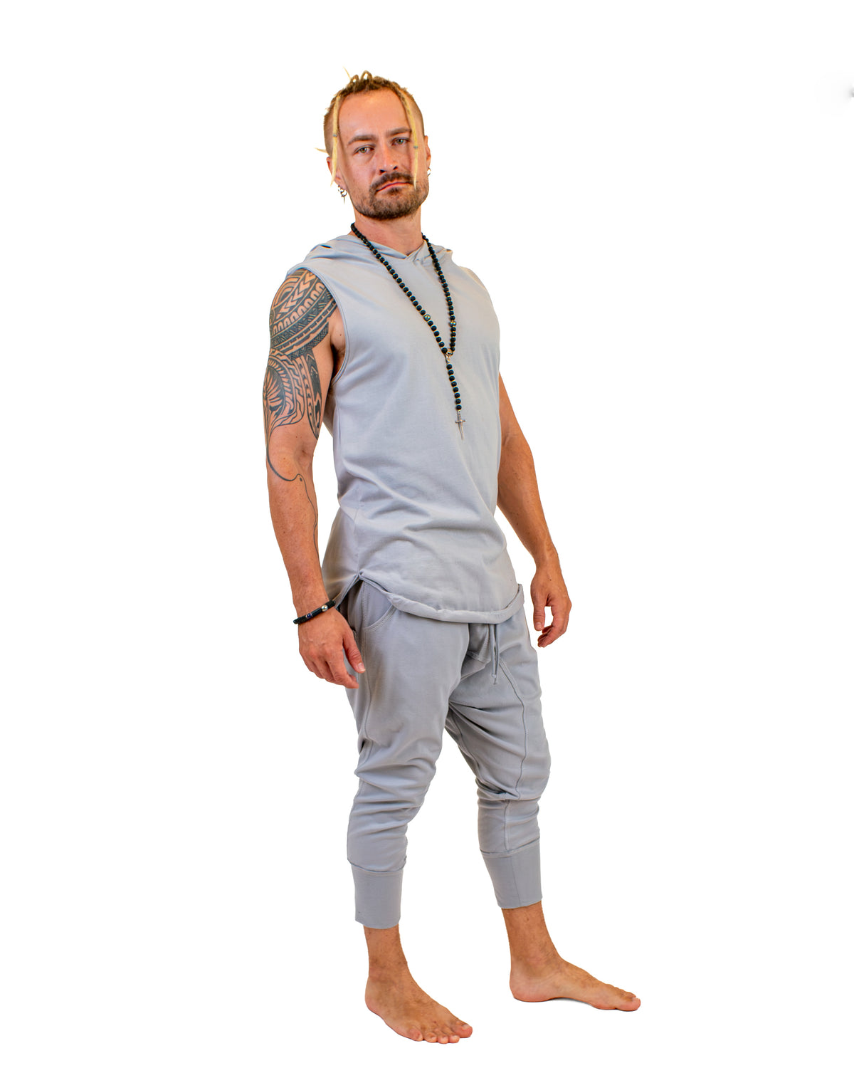 BASIC Relaxed Cotton Hoodie Top BestPlanNoPlan Light Gray S