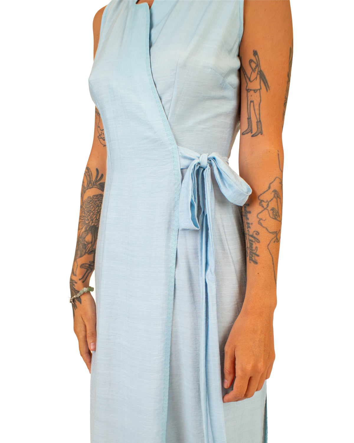 DIARA Cotton Jersey Wrap Dress Dress BestPlanNoPlan