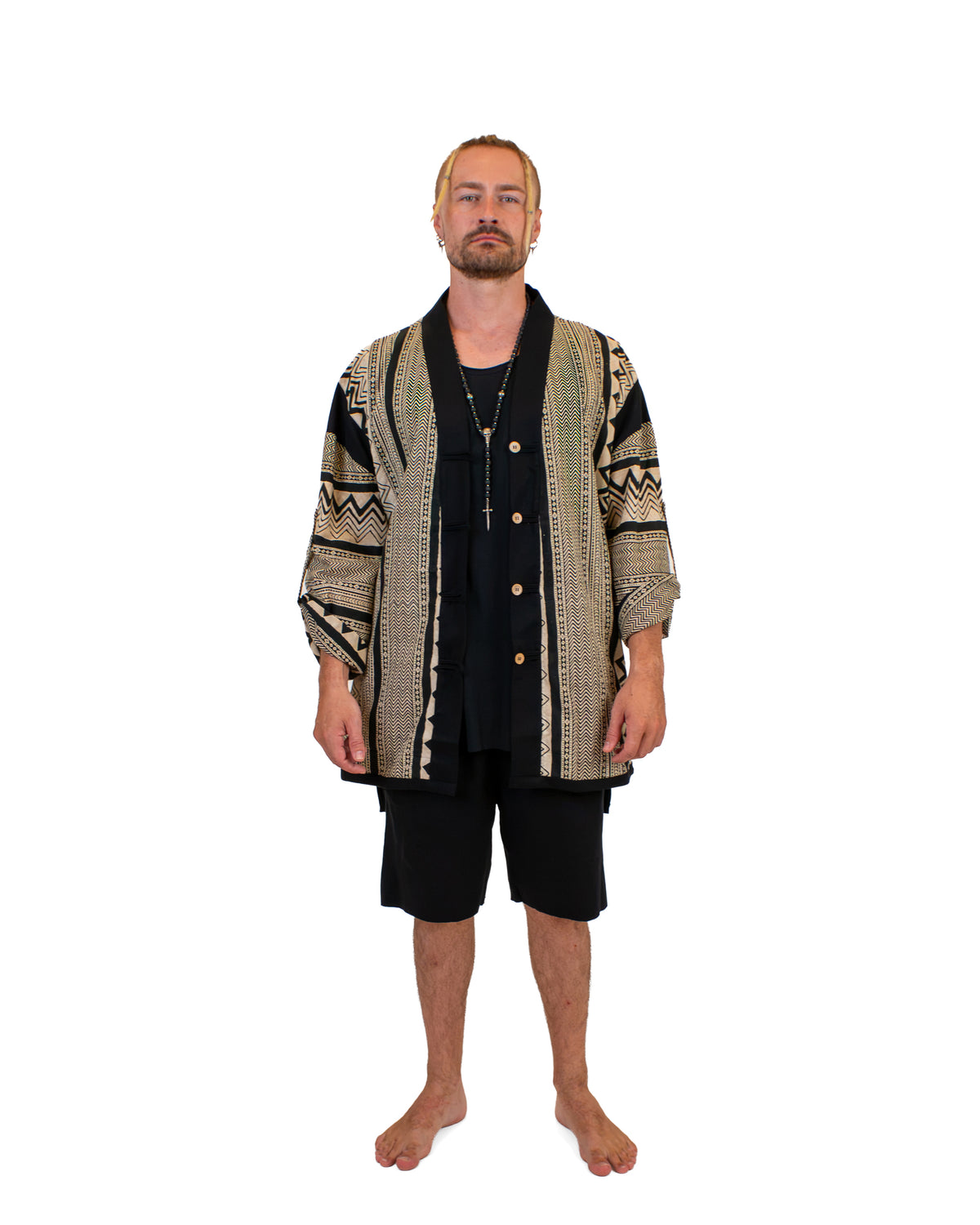 DUNE Batik Cotton Kimono Shirt Top BestPlanNoPlan