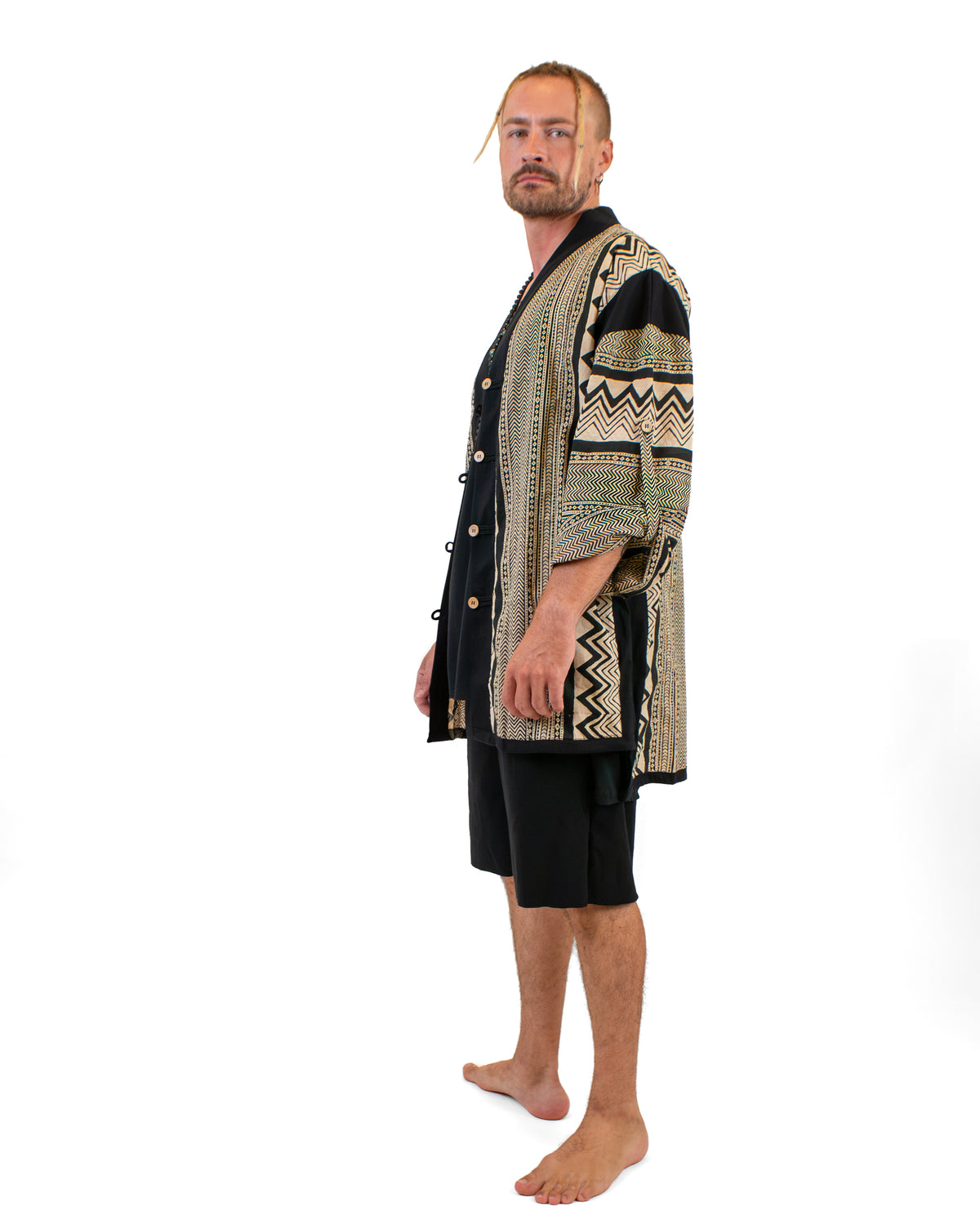 DUNE Batik Cotton Kimono Shirt Top BestPlanNoPlan