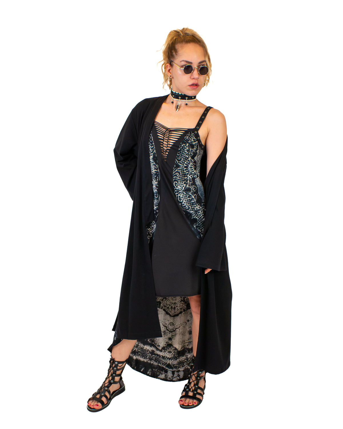 JACO Minimalist Black Kimono Kimono BestPlanNoPlan