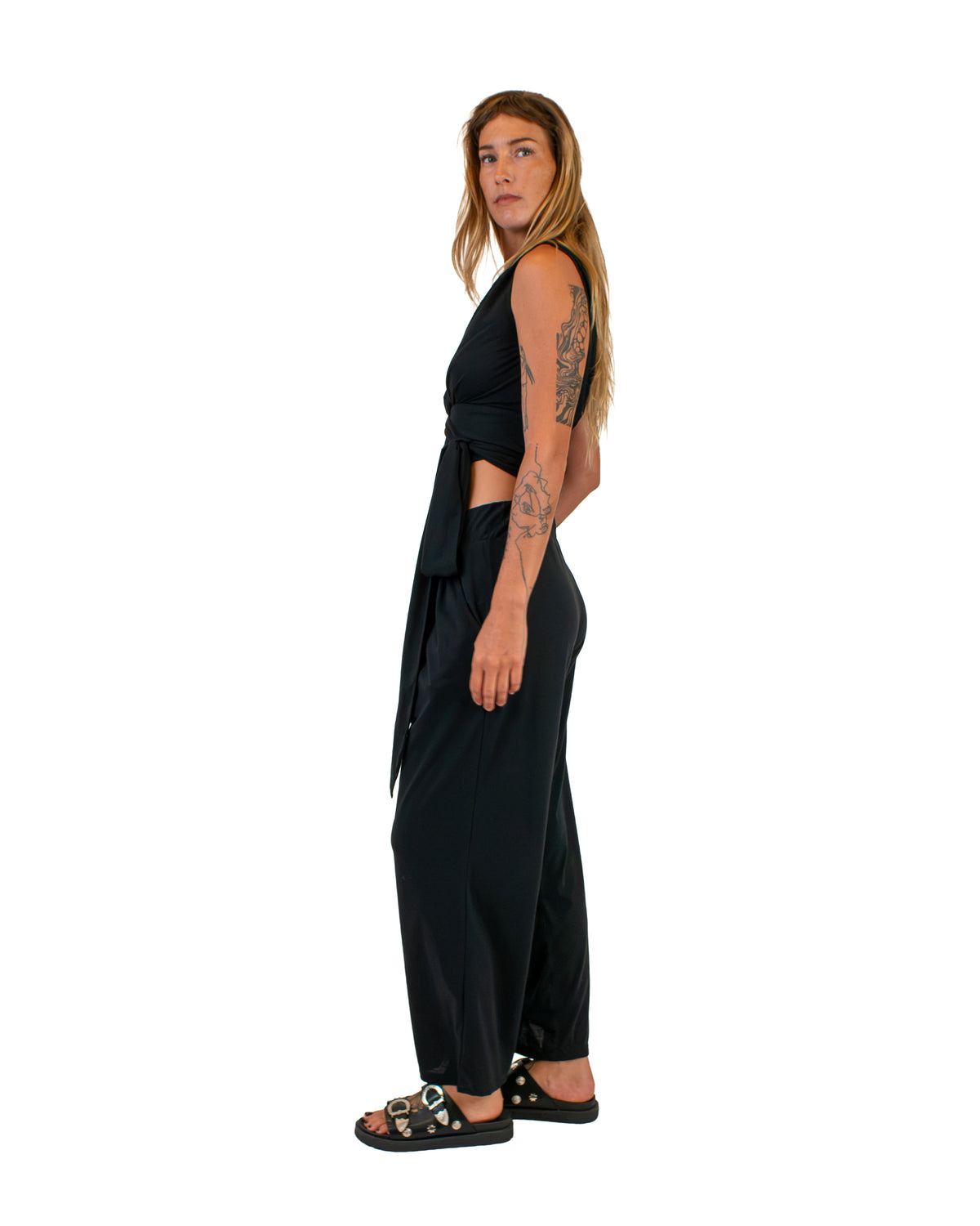 KEY Wide-Leg Cotton Pants Pants BestPlanNoPlan