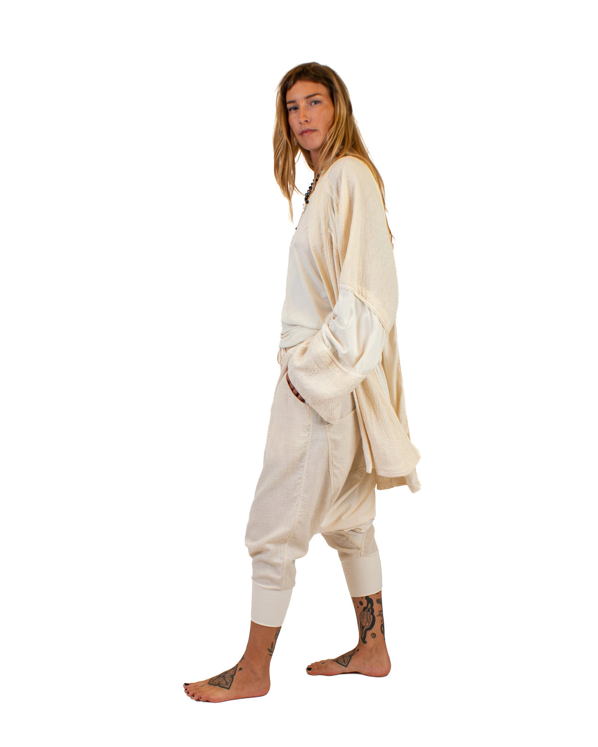 LINEN Long Kimono, Linen-Cotton Blend Kimono BestPlanNoPlan
