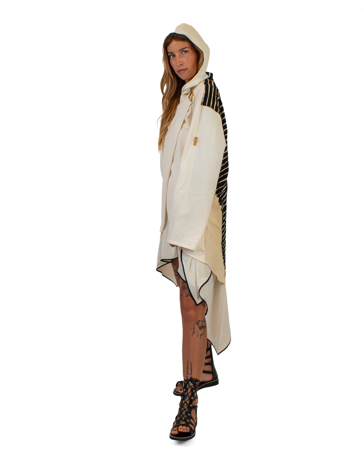 NIGHT RIDE Hooded Cotton Cardigan Top BestPlanNoPlan