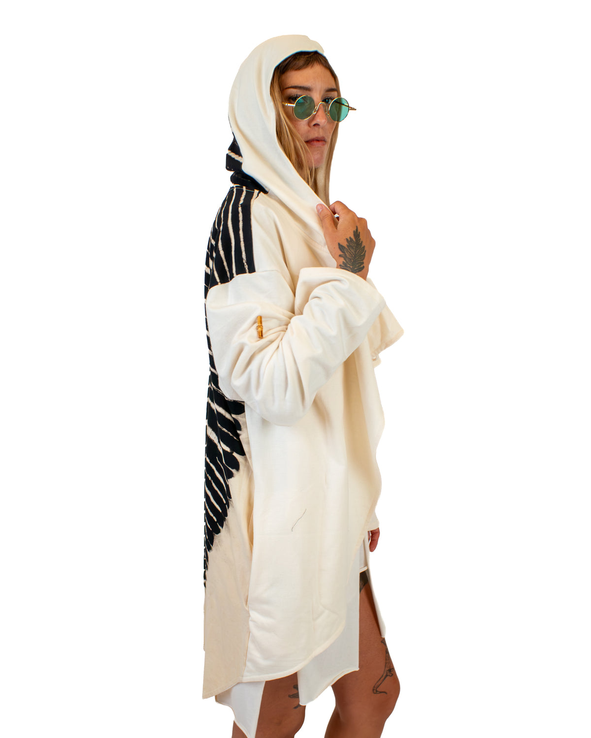 NIGHT RIDE Hooded Cotton Cardigan Top BestPlanNoPlan