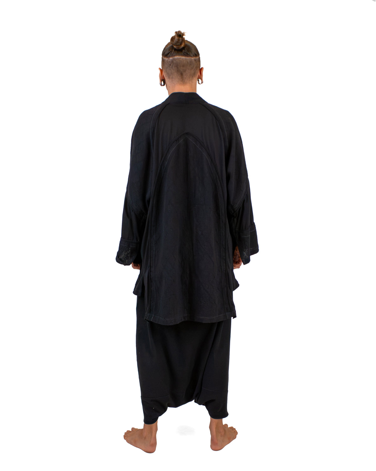 SHORT LINEN Kimono, Linen-Cotton Blend Kimono BestPlanNoPlan