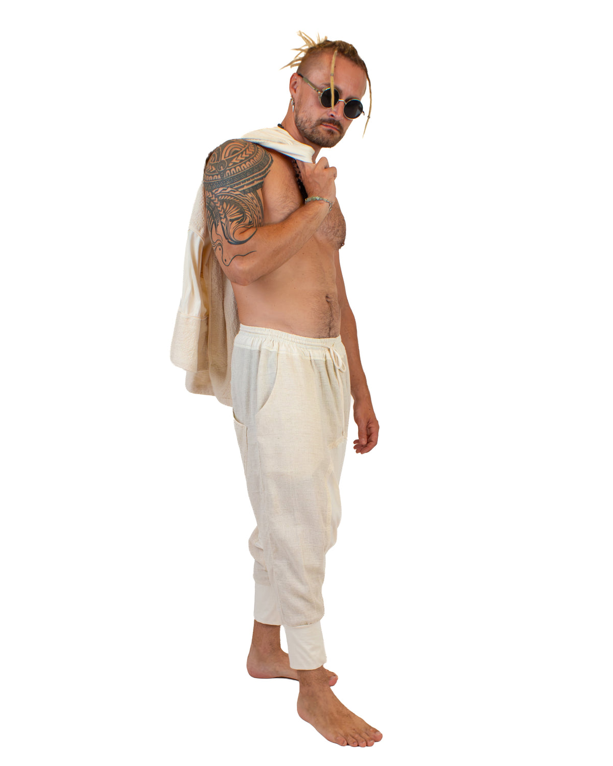 SHORT LINEN Kimono, Linen-Cotton Blend Kimono BestPlanNoPlan