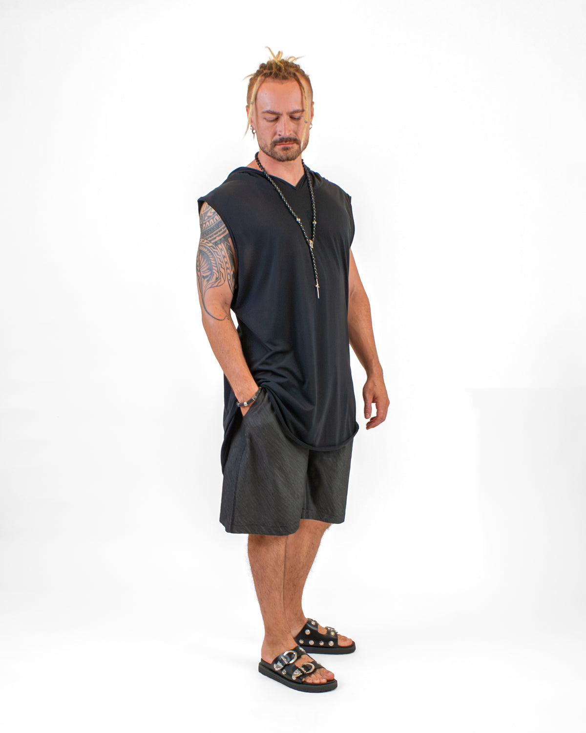 SILKY DENIM Cotton Jersey Shorts Pants BestPlanNoPlan
