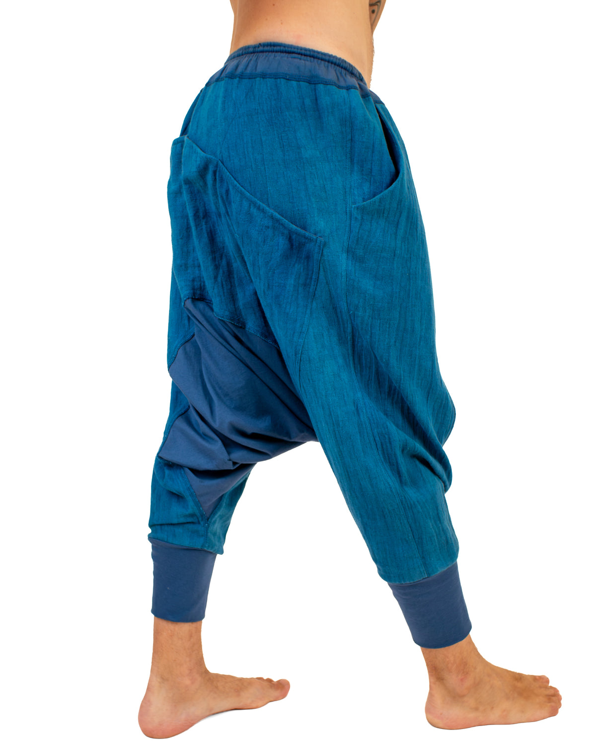 YOGA Fluid Cotton Jersey Pants Pants BestPlanNoPlan Blue